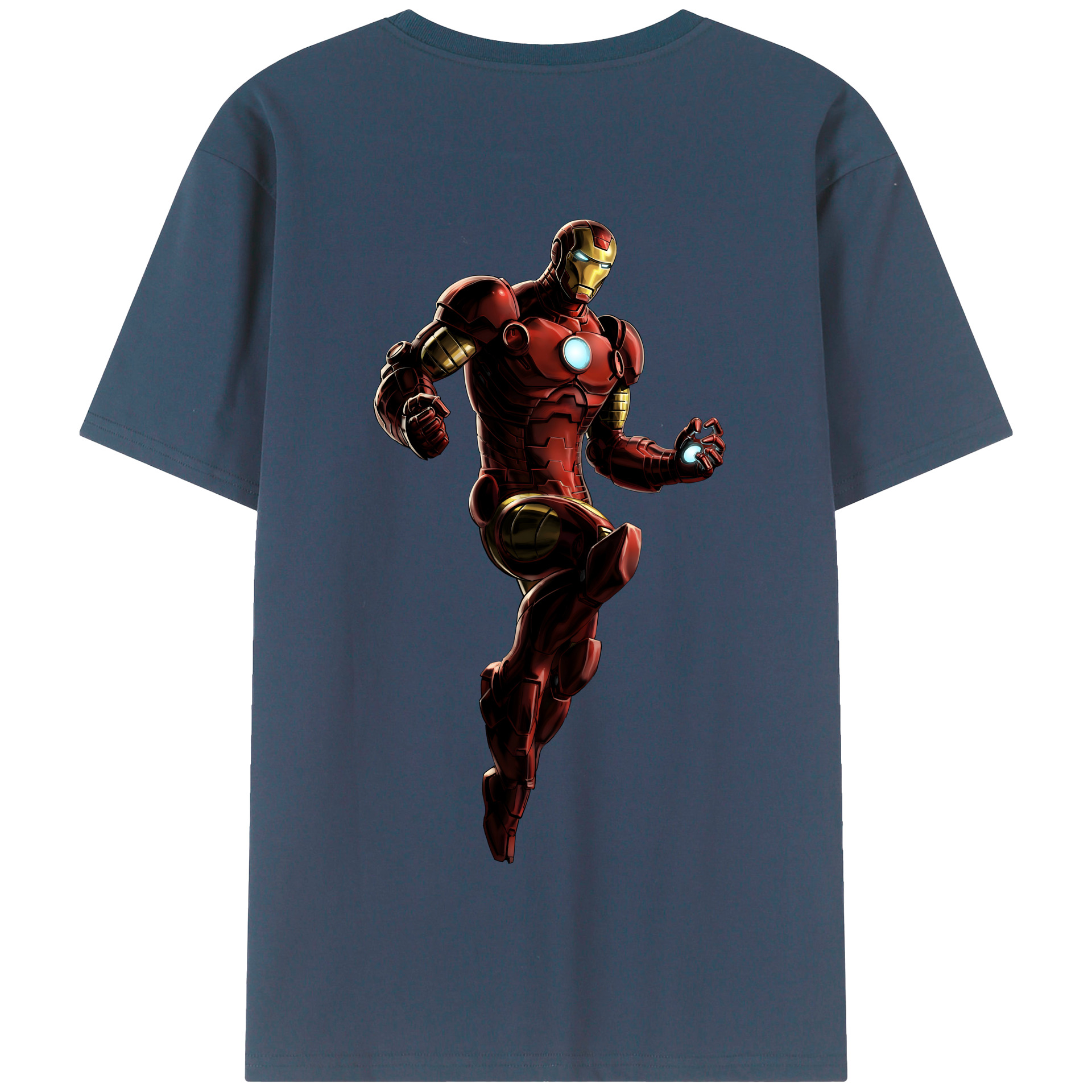 （画像用） アベンジャーズ The Avengers 綿100％半袖Tシャツ（背面プリント）