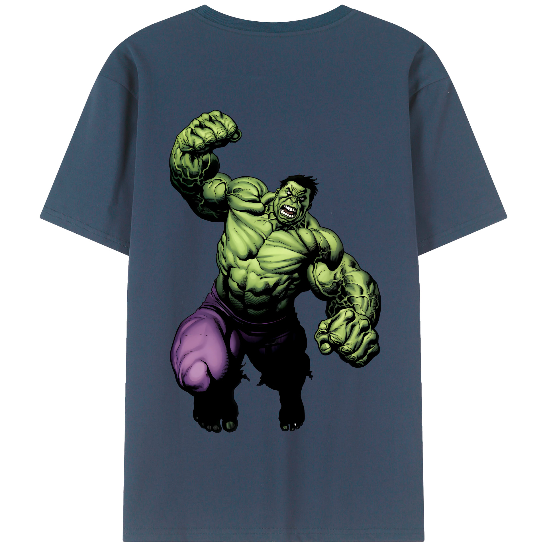 （画像用） アベンジャーズ The Avengers 綿100％半袖Tシャツ（背面プリント）
