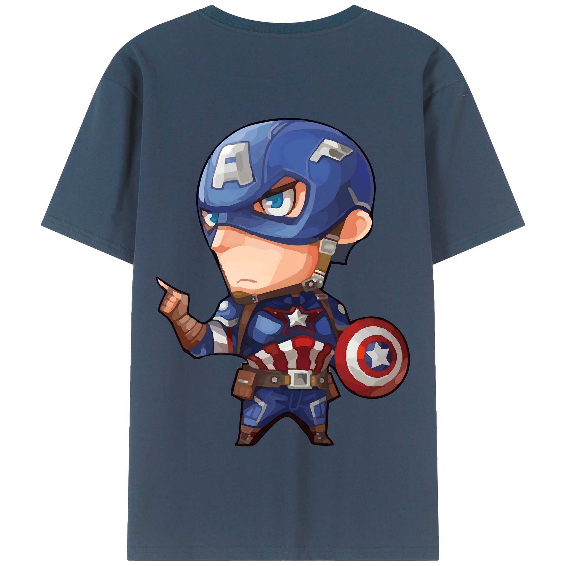 （画像用） アベンジャーズ The Avengers 綿100％半袖Tシャツ（背面プリント）