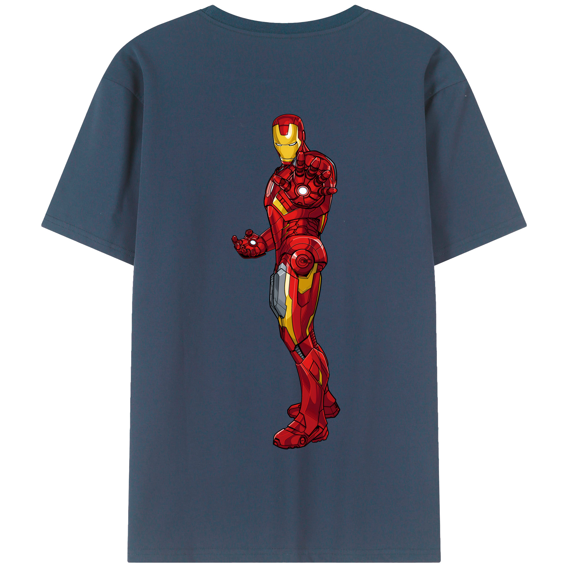 （画像用） アベンジャーズ The Avengers 綿100％半袖Tシャツ（背面プリント）