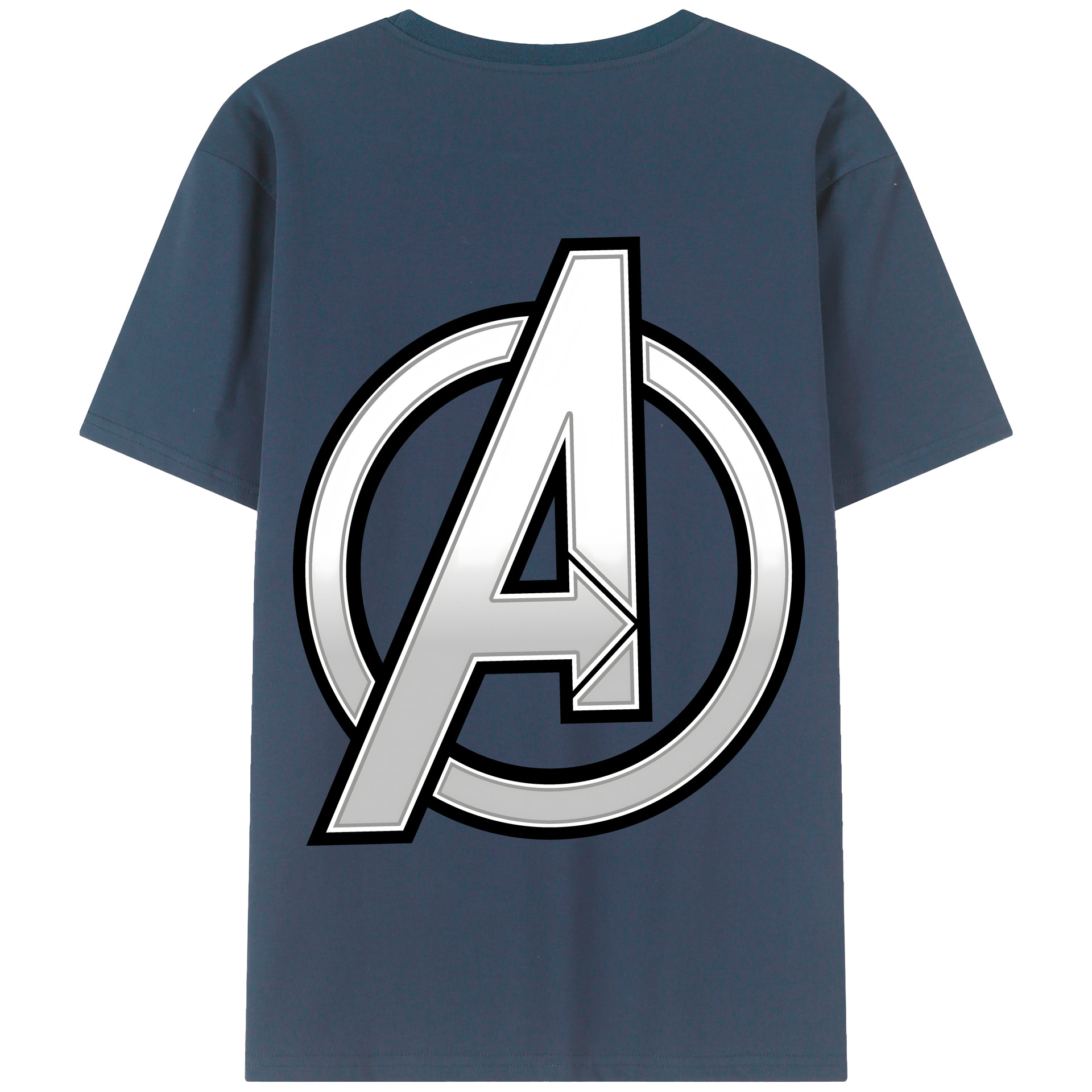 （画像用） アベンジャーズ The Avengers 綿100％半袖Tシャツ（背面プリント）