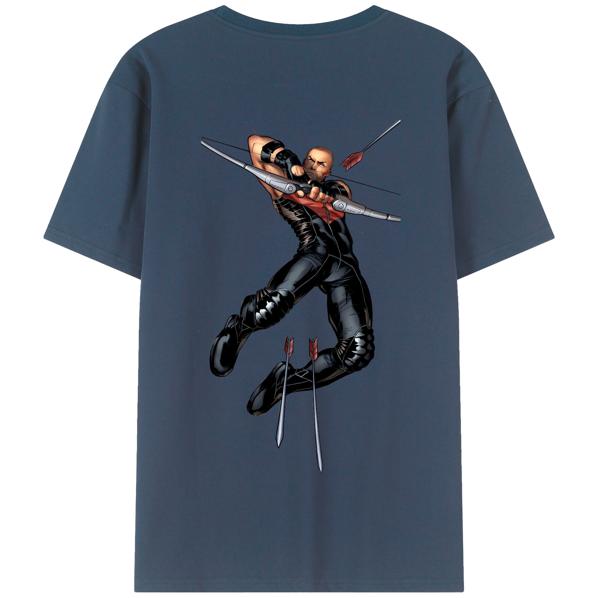 （画像用） アベンジャーズ The Avengers 綿100％半袖Tシャツ（背面プリント）