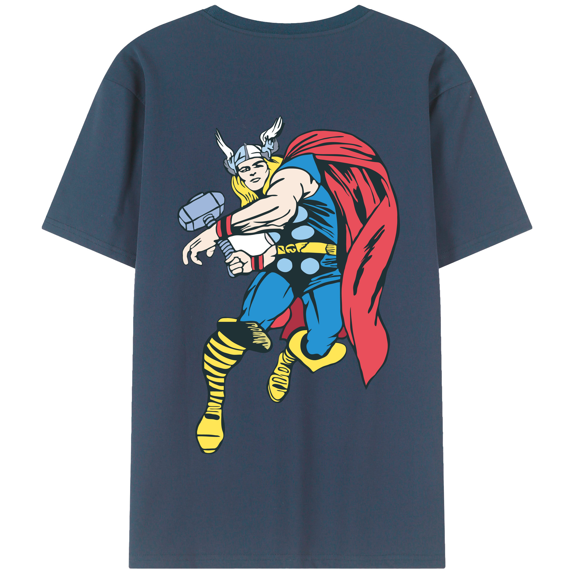 （画像用） アベンジャーズ The Avengers 綿100％半袖Tシャツ（背面プリント）