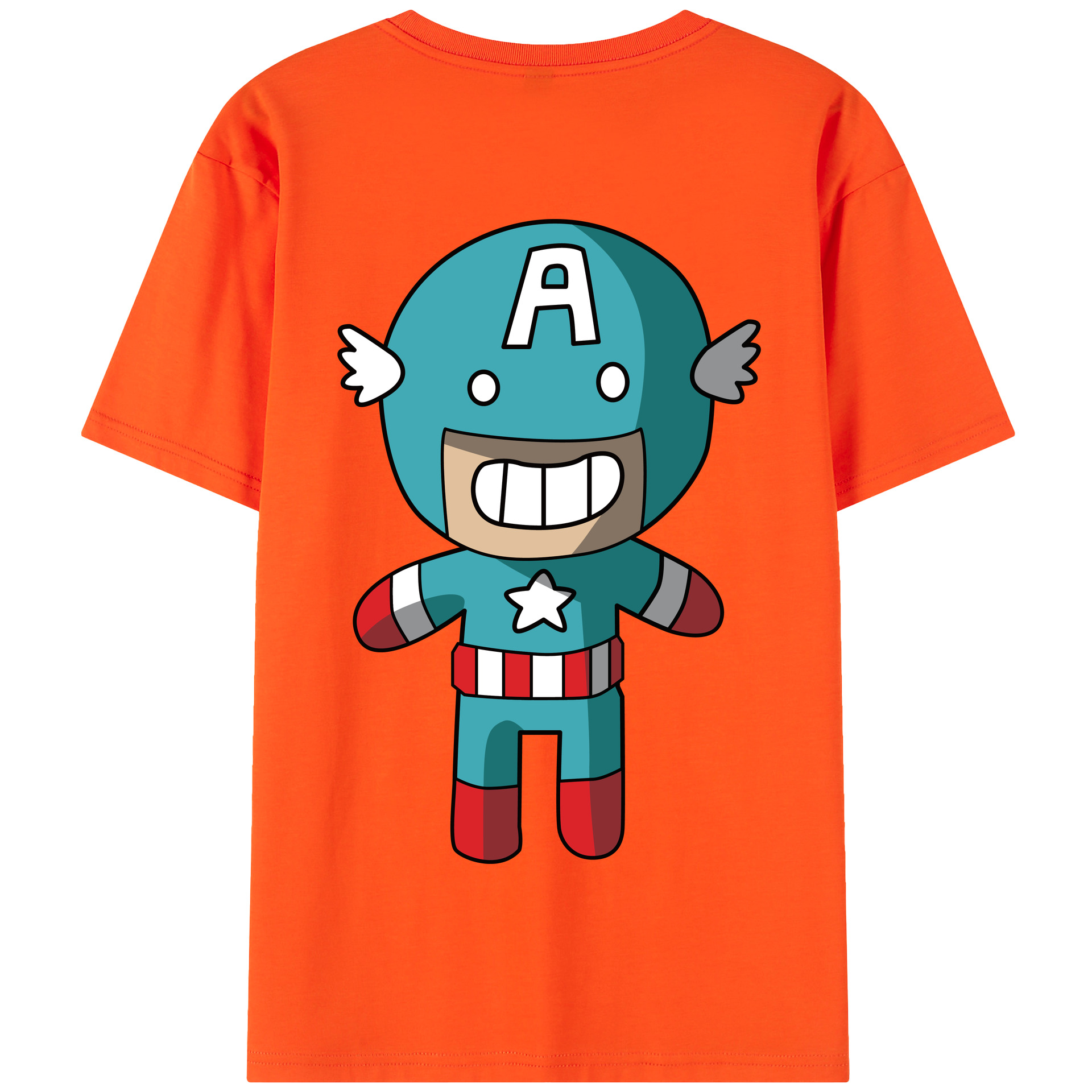 （画像用） アベンジャーズ The Avengers 綿100％半袖Tシャツ（背面プリント）