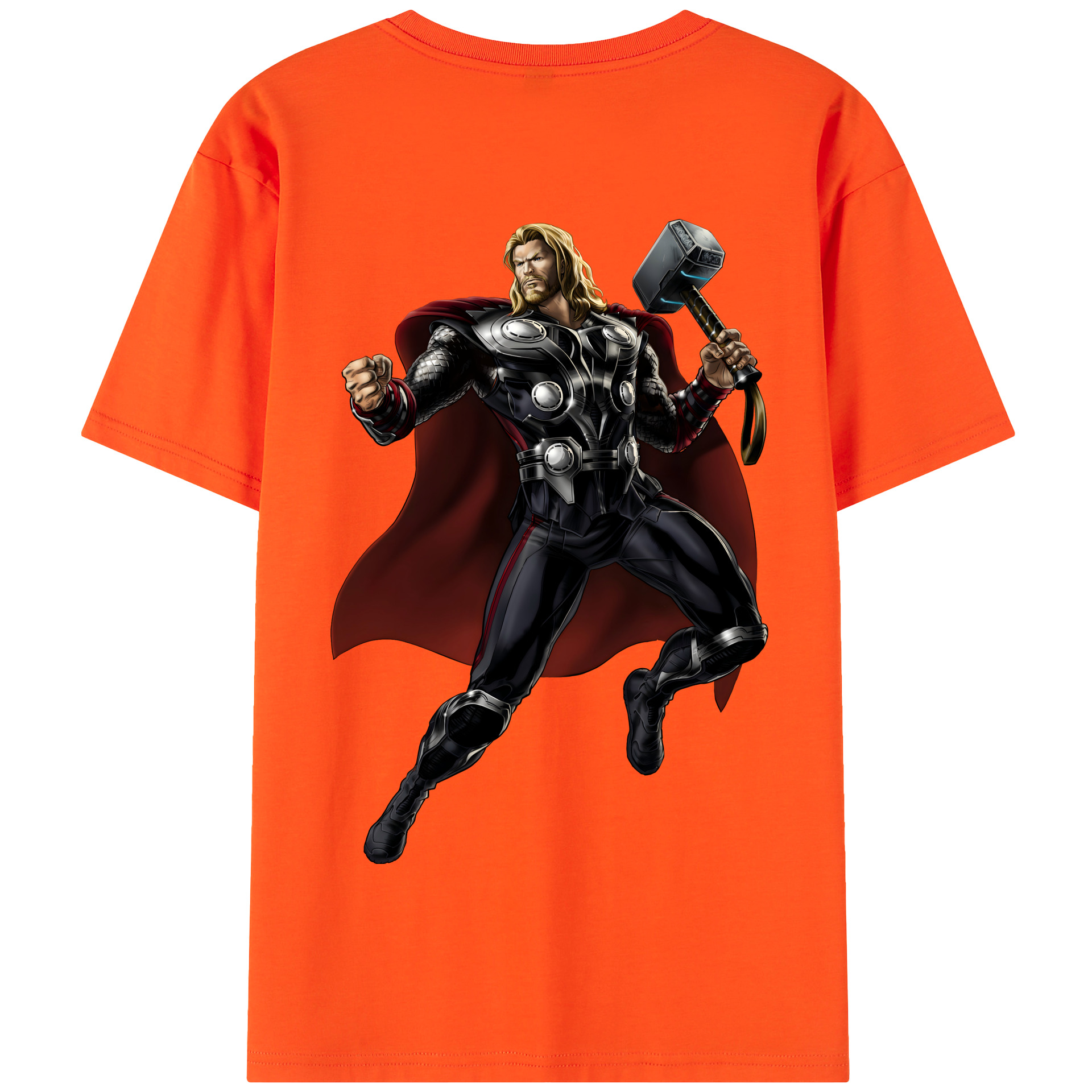 （画像用） アベンジャーズ The Avengers 綿100％半袖Tシャツ（背面プリント）