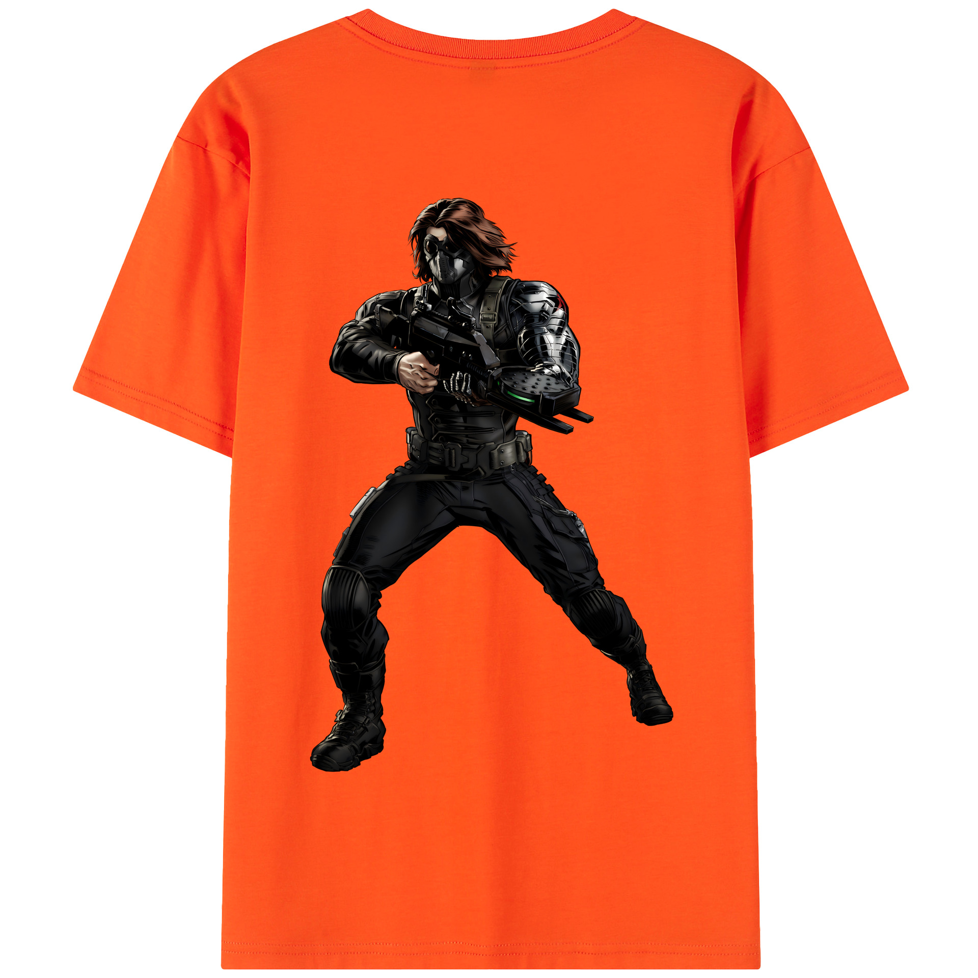 （画像用） アベンジャーズ The Avengers 綿100％半袖Tシャツ（背面プリント）