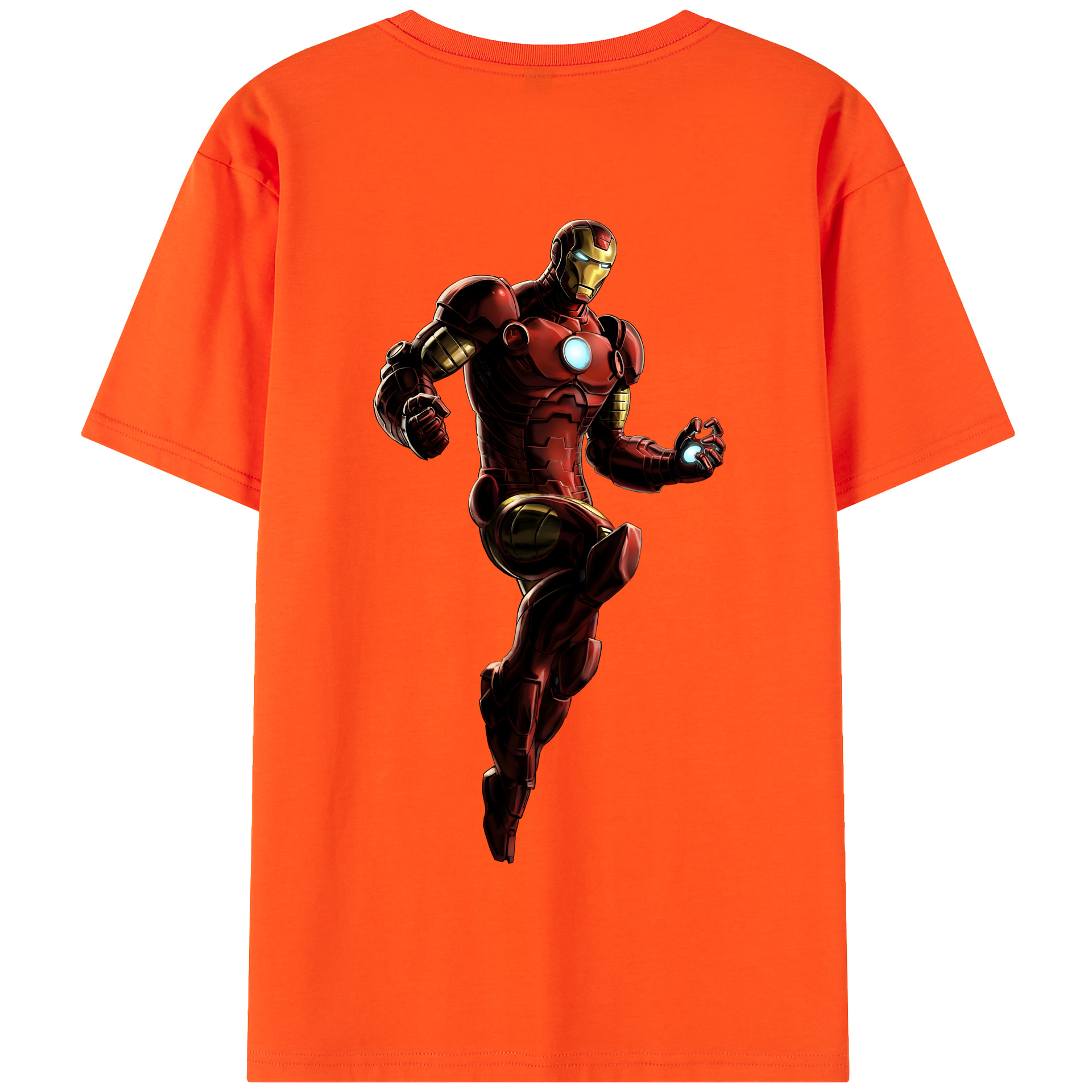 （画像用） アベンジャーズ The Avengers 綿100％半袖Tシャツ（背面プリント）
