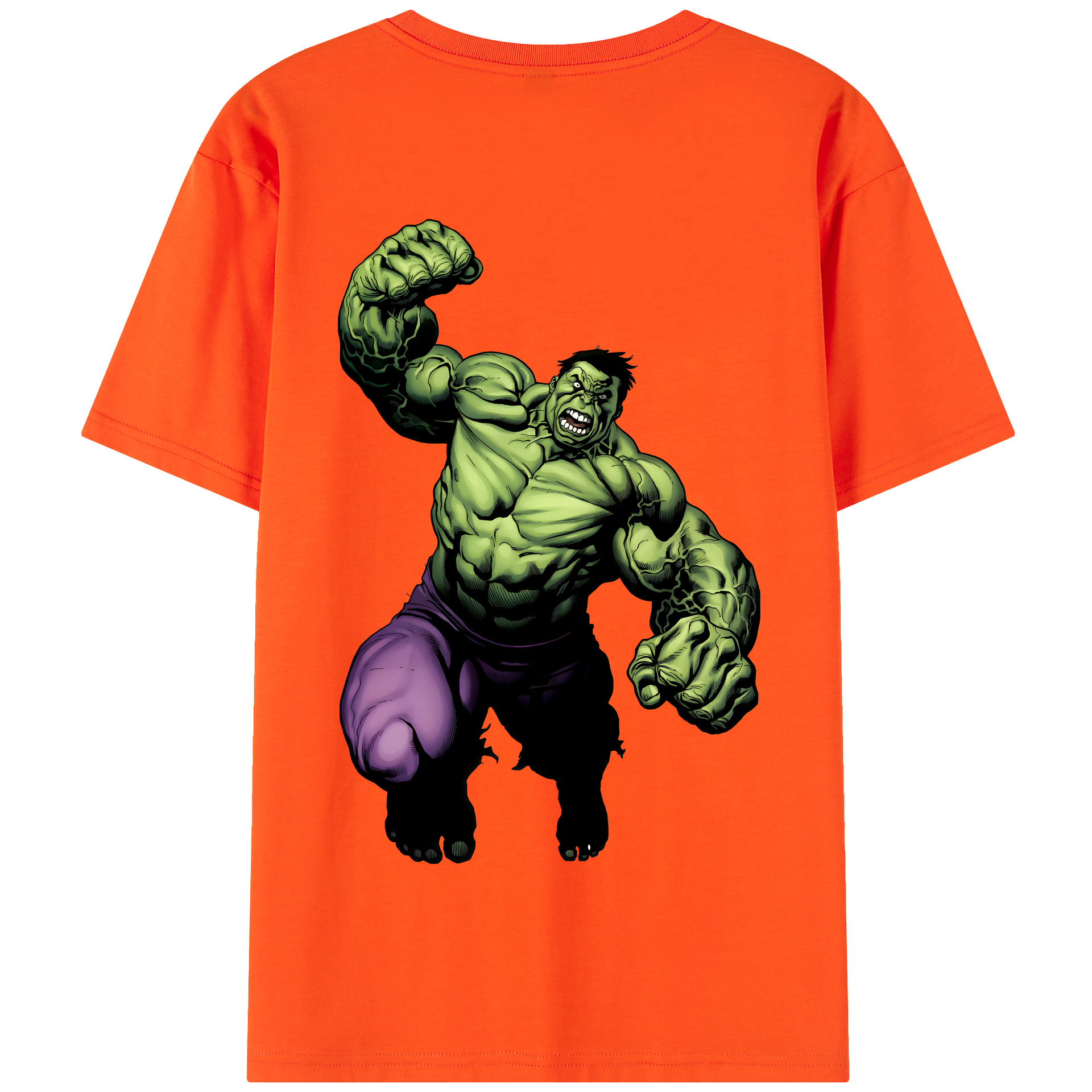 （画像用） アベンジャーズ The Avengers 綿100％半袖Tシャツ（背面プリント）
