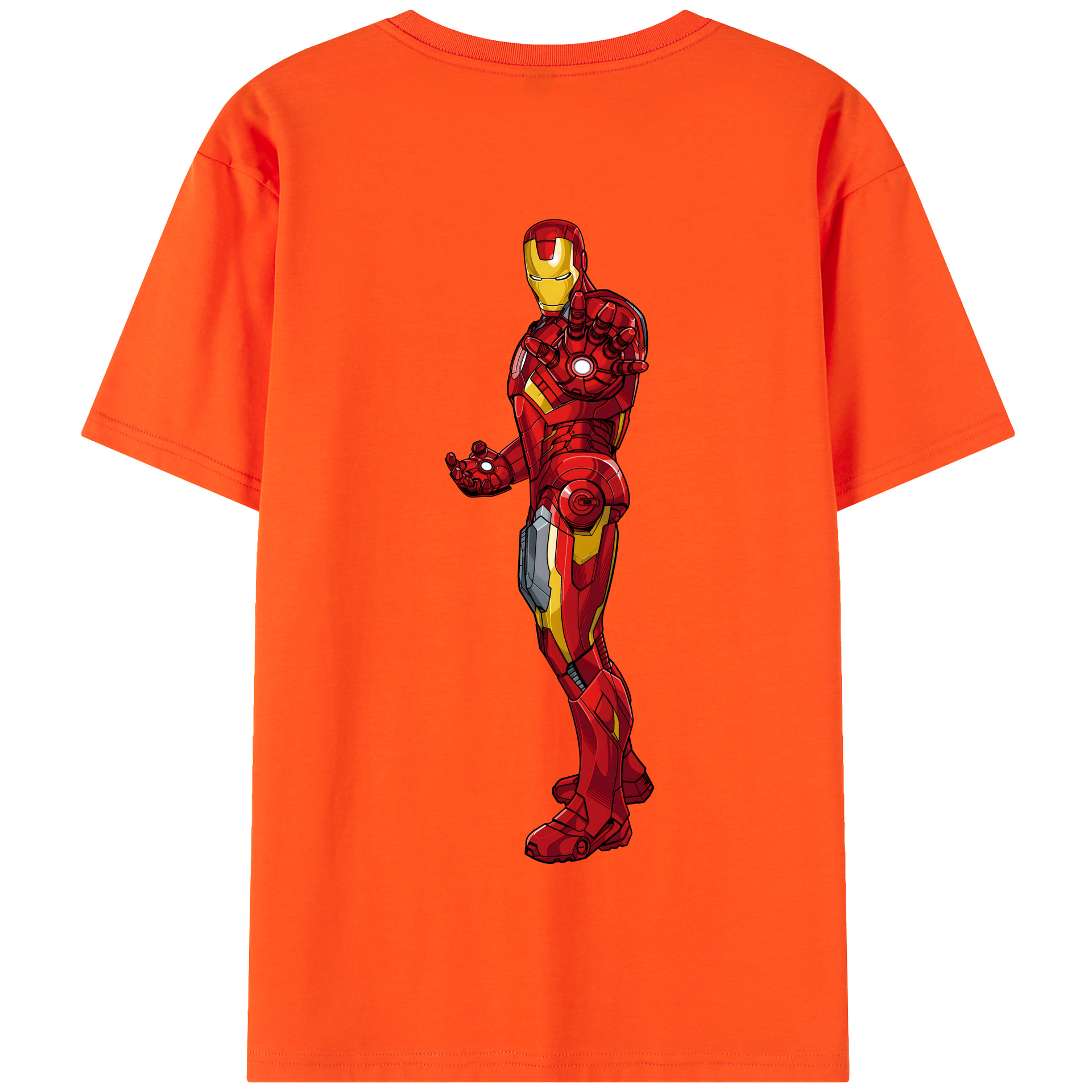 （画像用） アベンジャーズ The Avengers 綿100％半袖Tシャツ（背面プリント）
