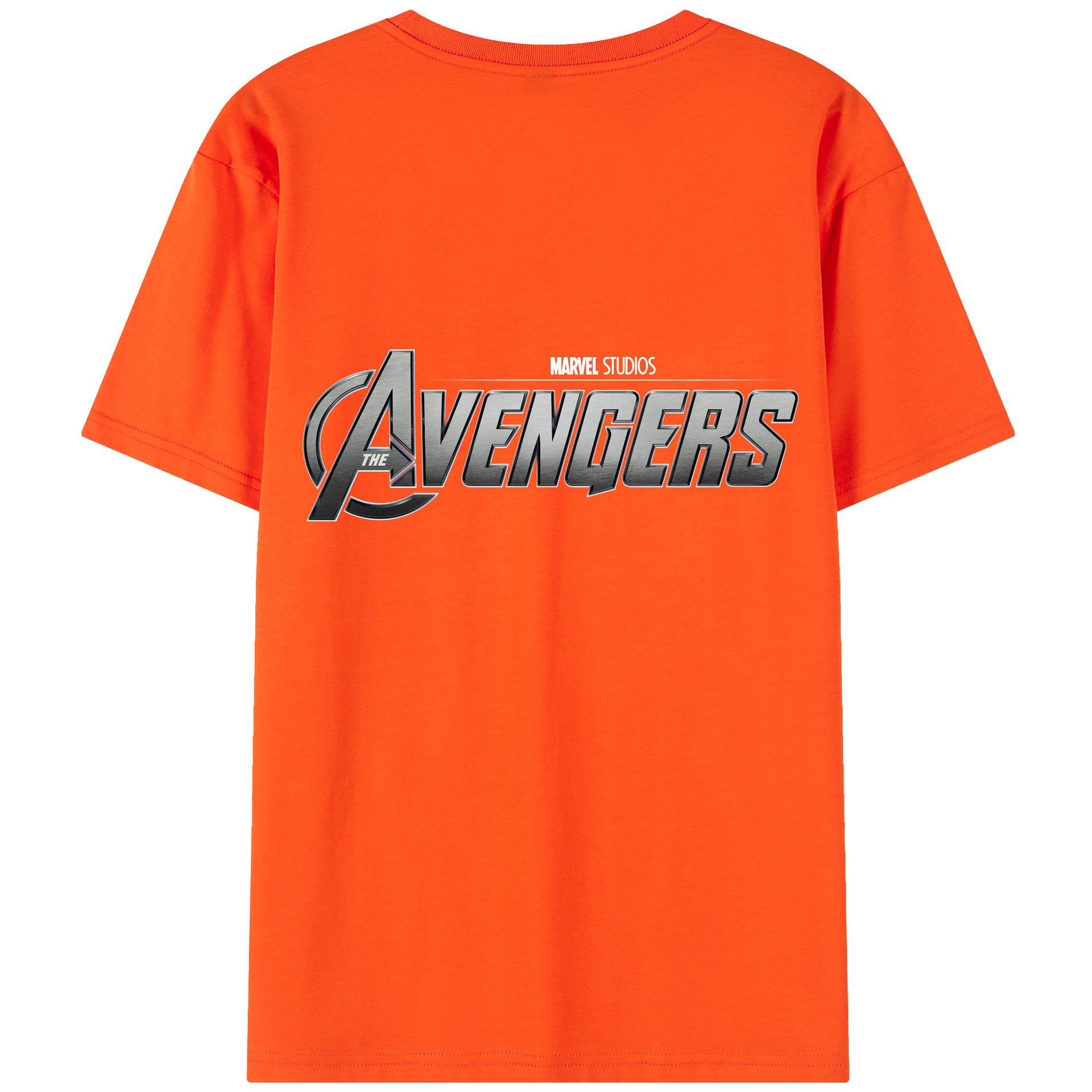 （画像用） アベンジャーズ The Avengers 綿100％半袖Tシャツ（背面プリント）