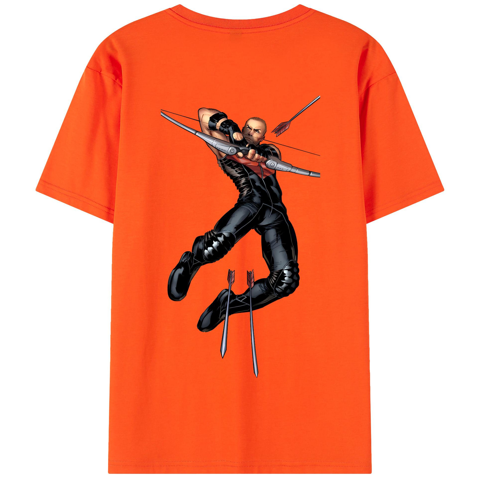 （画像用） アベンジャーズ The Avengers 綿100％半袖Tシャツ（背面プリント）