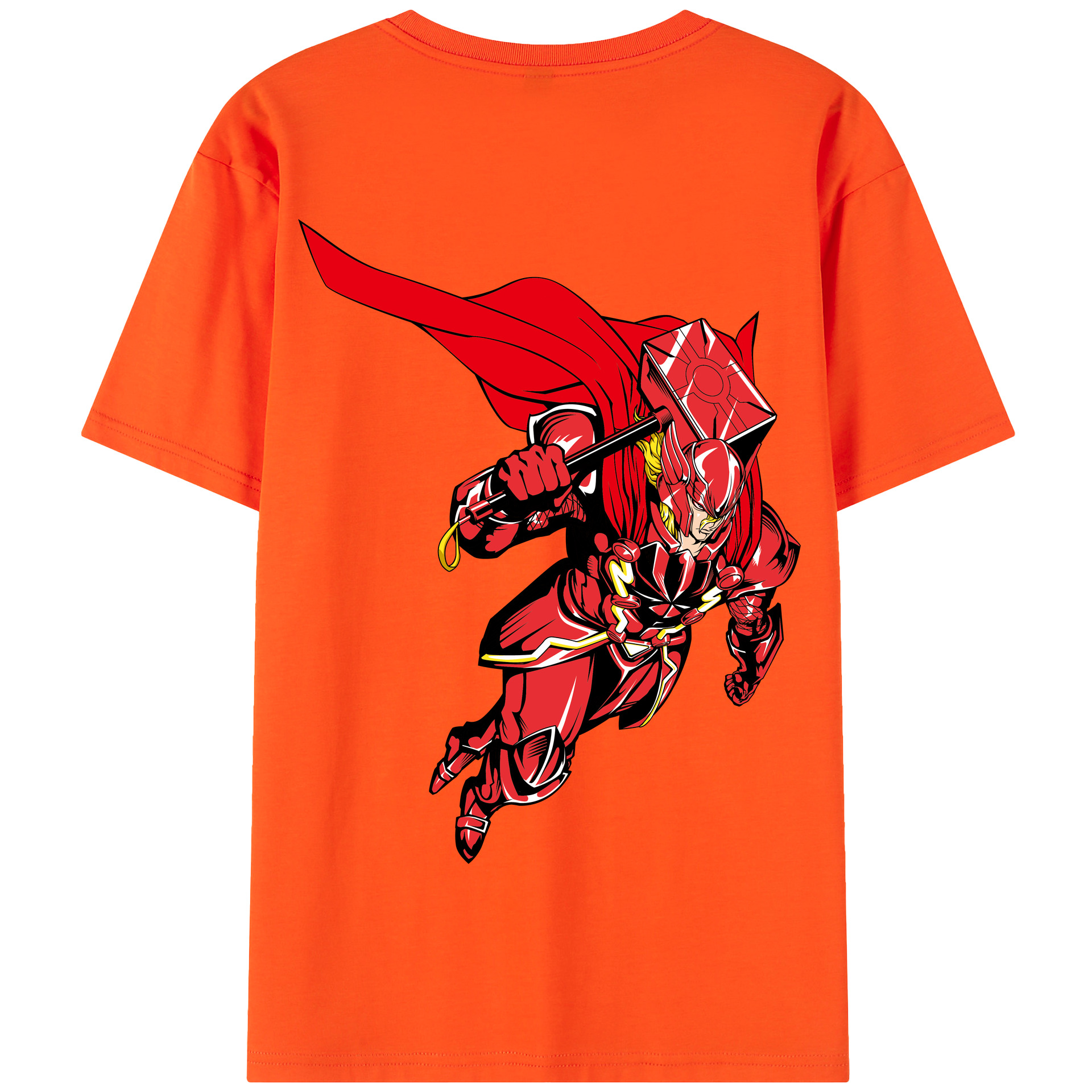 （画像用） アベンジャーズ The Avengers 綿100％半袖Tシャツ（背面プリント）