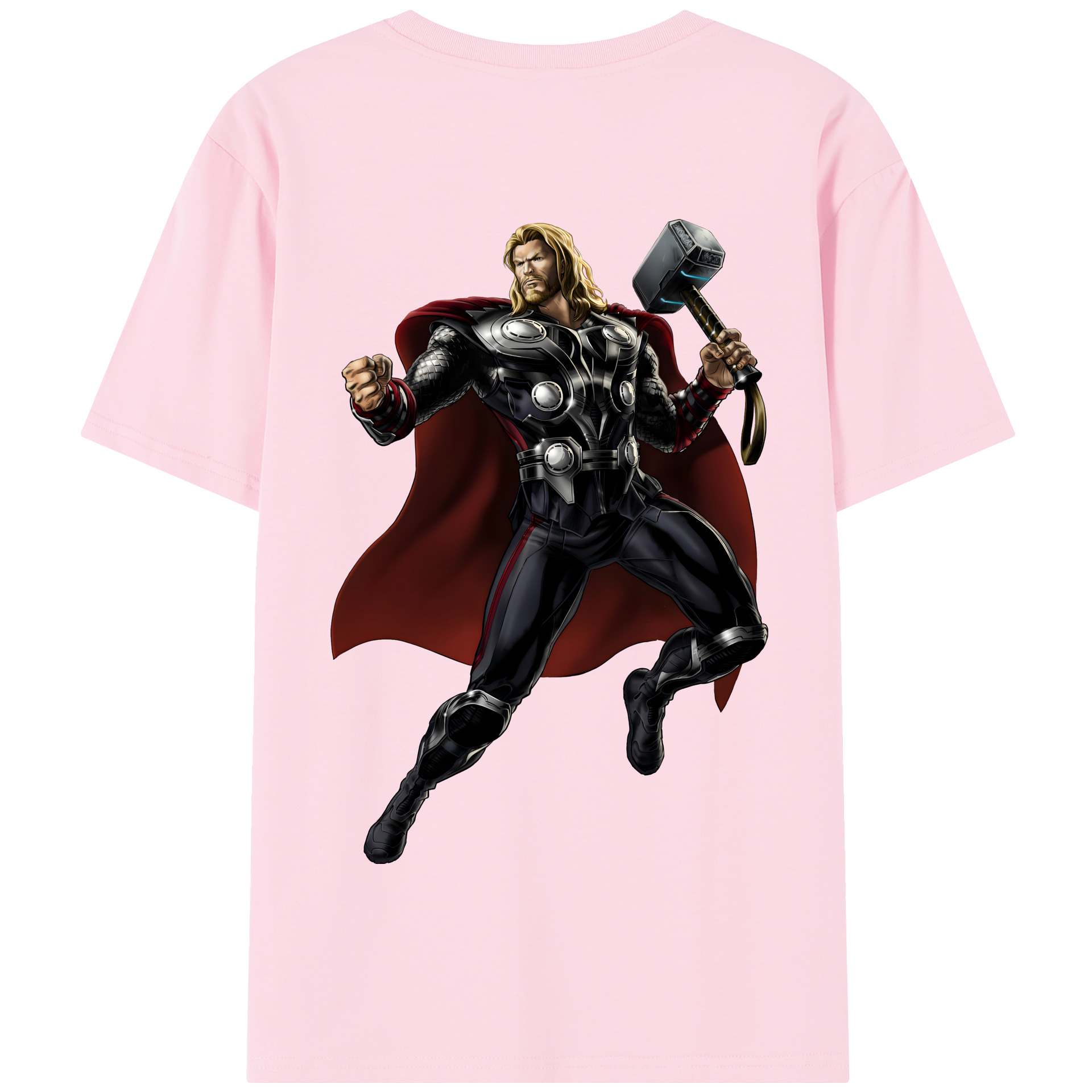 （画像用） アベンジャーズ The Avengers 綿100％半袖Tシャツ（背面プリント）