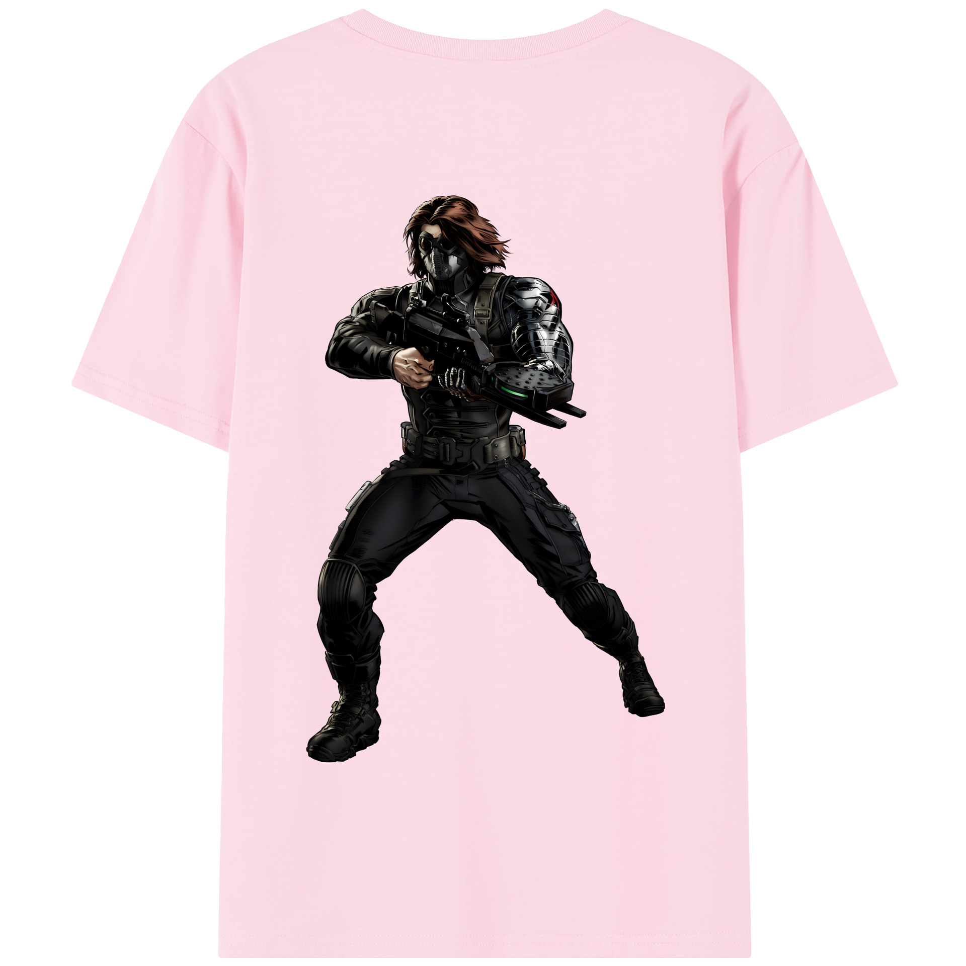 （画像用） アベンジャーズ The Avengers 綿100％半袖Tシャツ（背面プリント）
