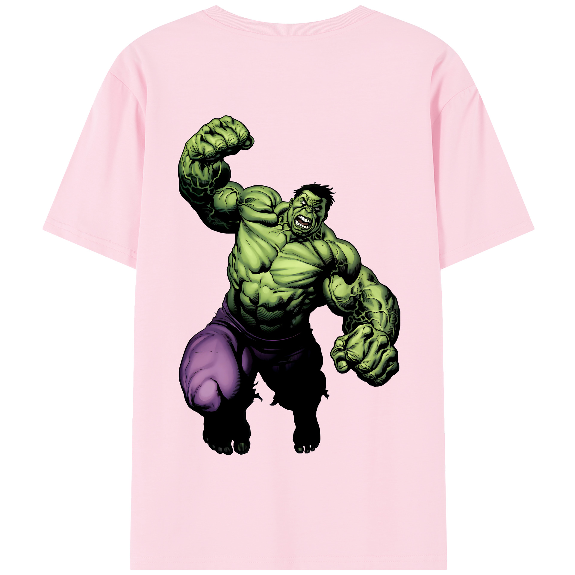 （画像用） アベンジャーズ The Avengers 綿100％半袖Tシャツ（背面プリント）