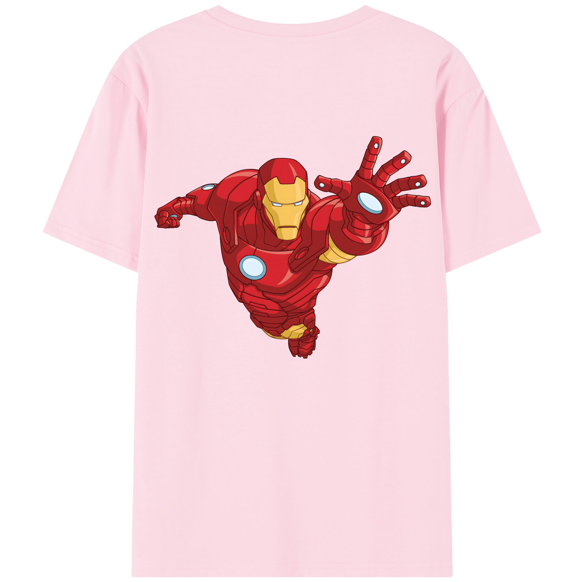 （画像用） アベンジャーズ The Avengers 綿100％半袖Tシャツ（背面プリント）