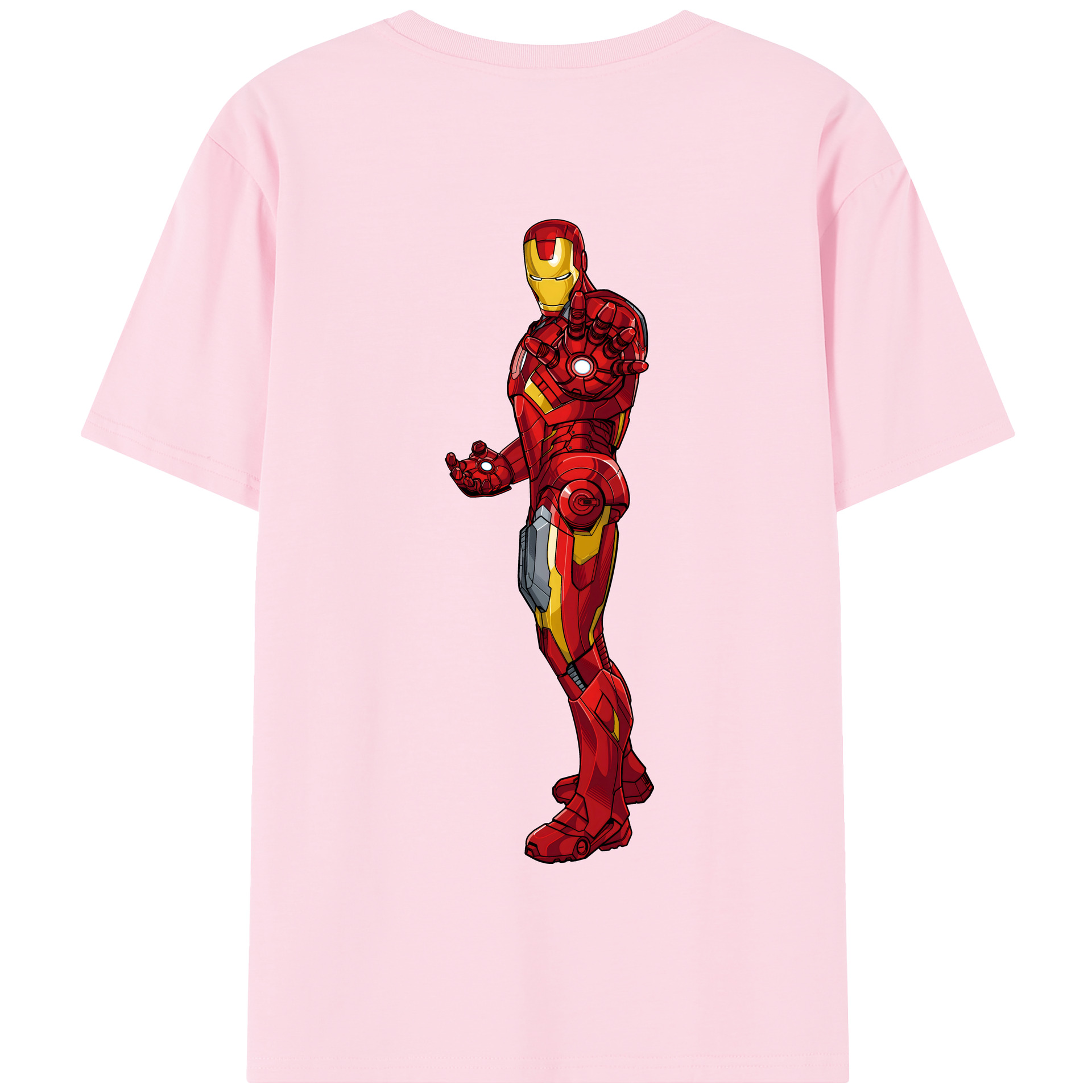 （画像用） アベンジャーズ The Avengers 綿100％半袖Tシャツ（背面プリント）