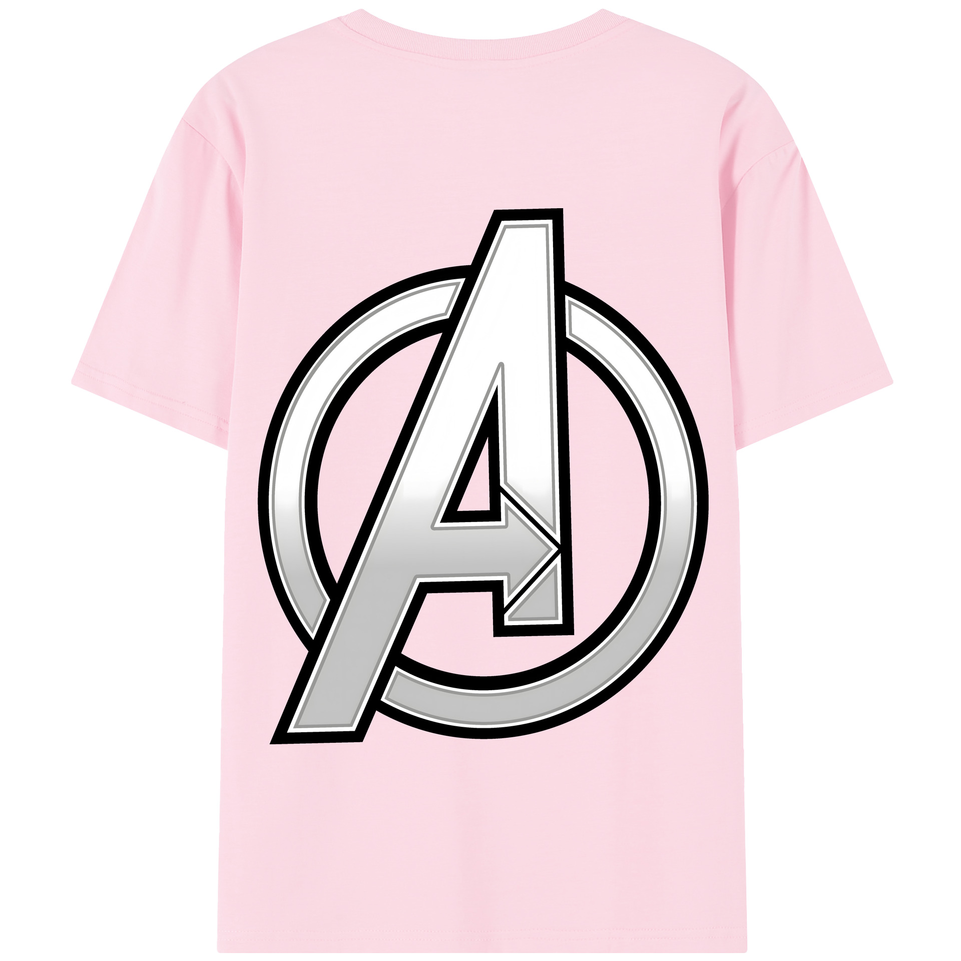 （画像用） アベンジャーズ The Avengers 綿100％半袖Tシャツ（背面プリント）