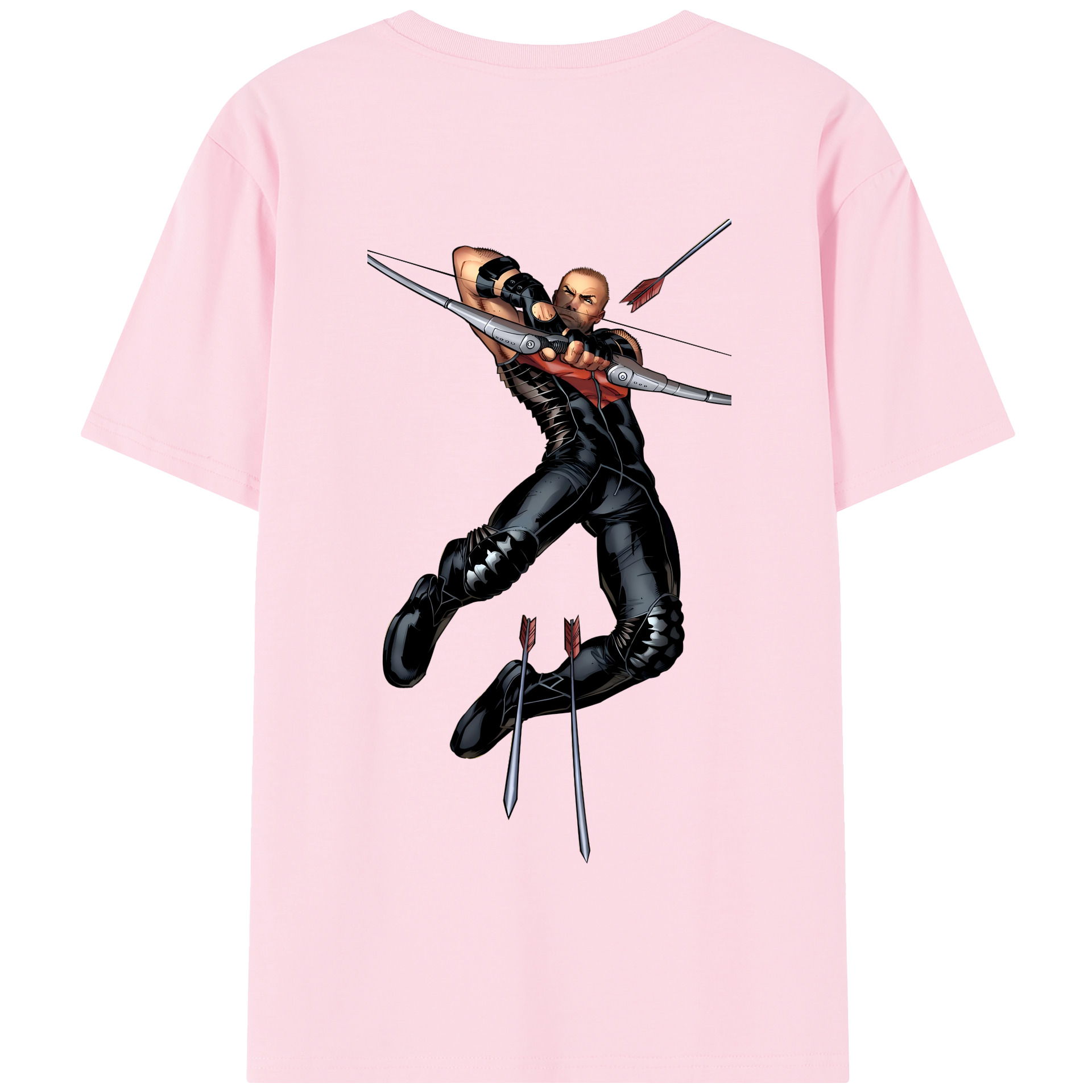 （画像用） アベンジャーズ The Avengers 綿100％半袖Tシャツ（背面プリント）