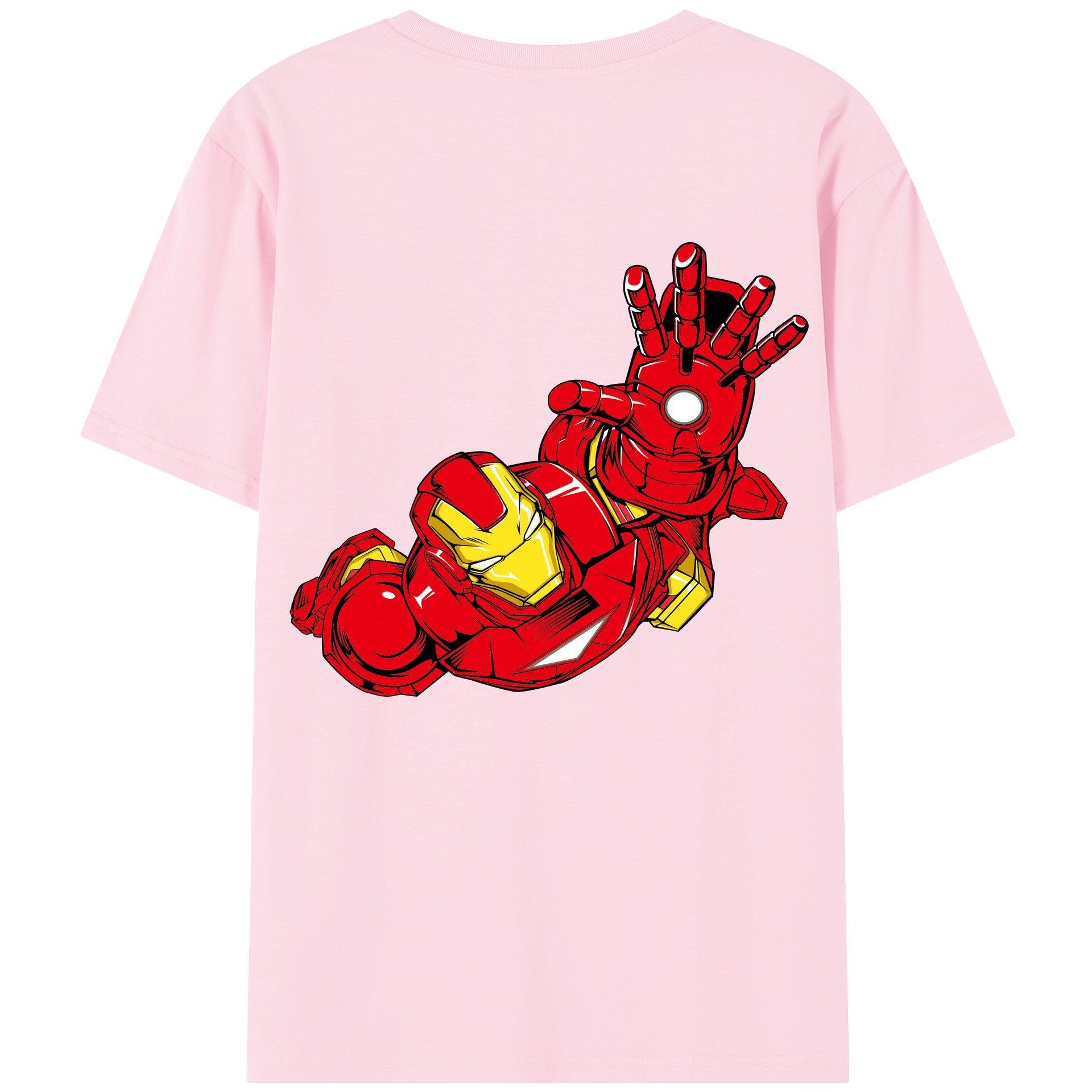 （画像用） アベンジャーズ The Avengers 綿100％半袖Tシャツ（背面プリント）