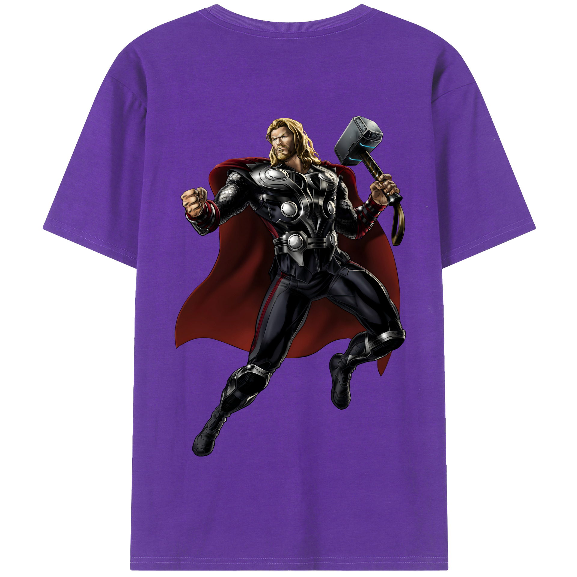 （画像用） アベンジャーズ The Avengers 綿100％半袖Tシャツ（背面プリント）