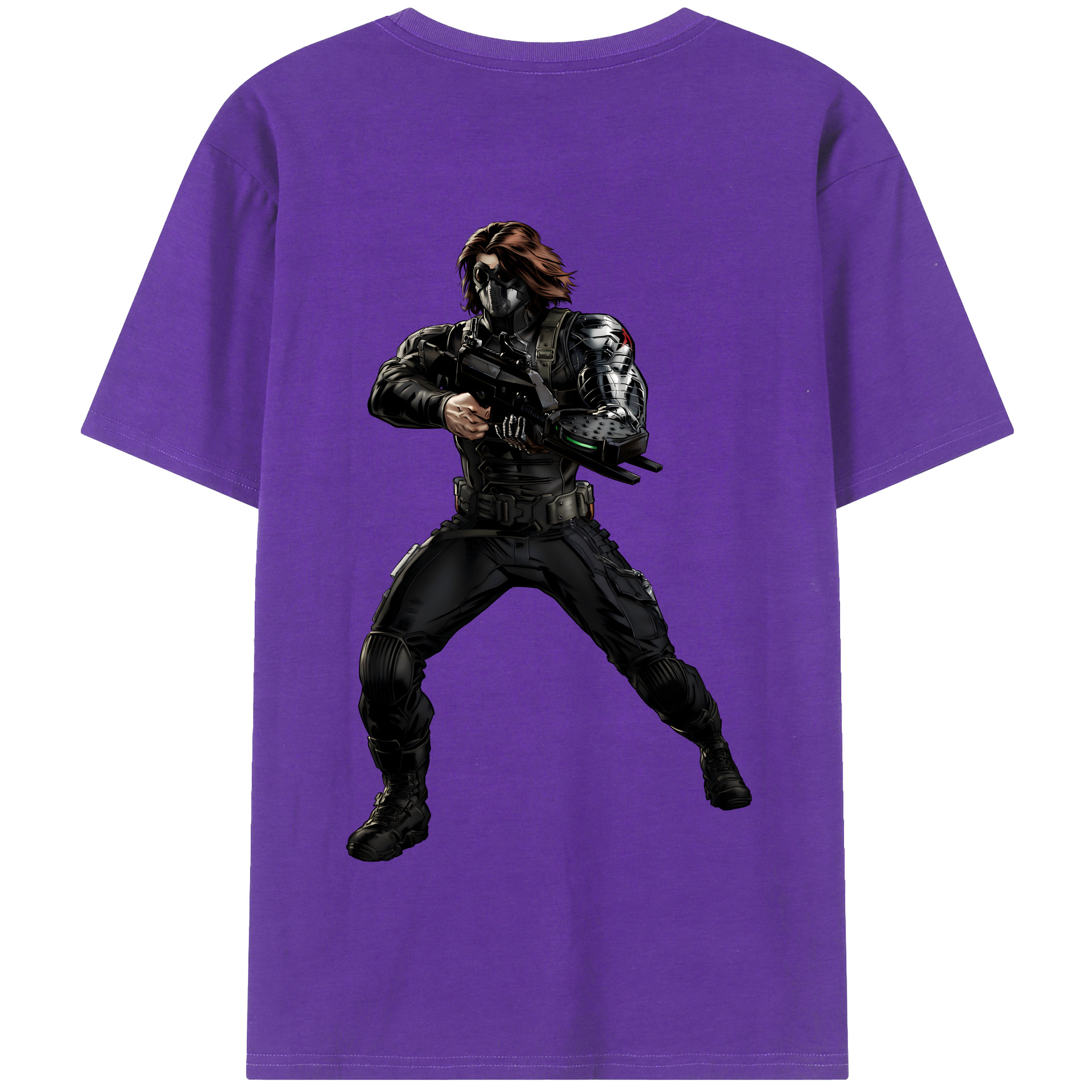 （画像用） アベンジャーズ The Avengers 綿100％半袖Tシャツ（背面プリント）