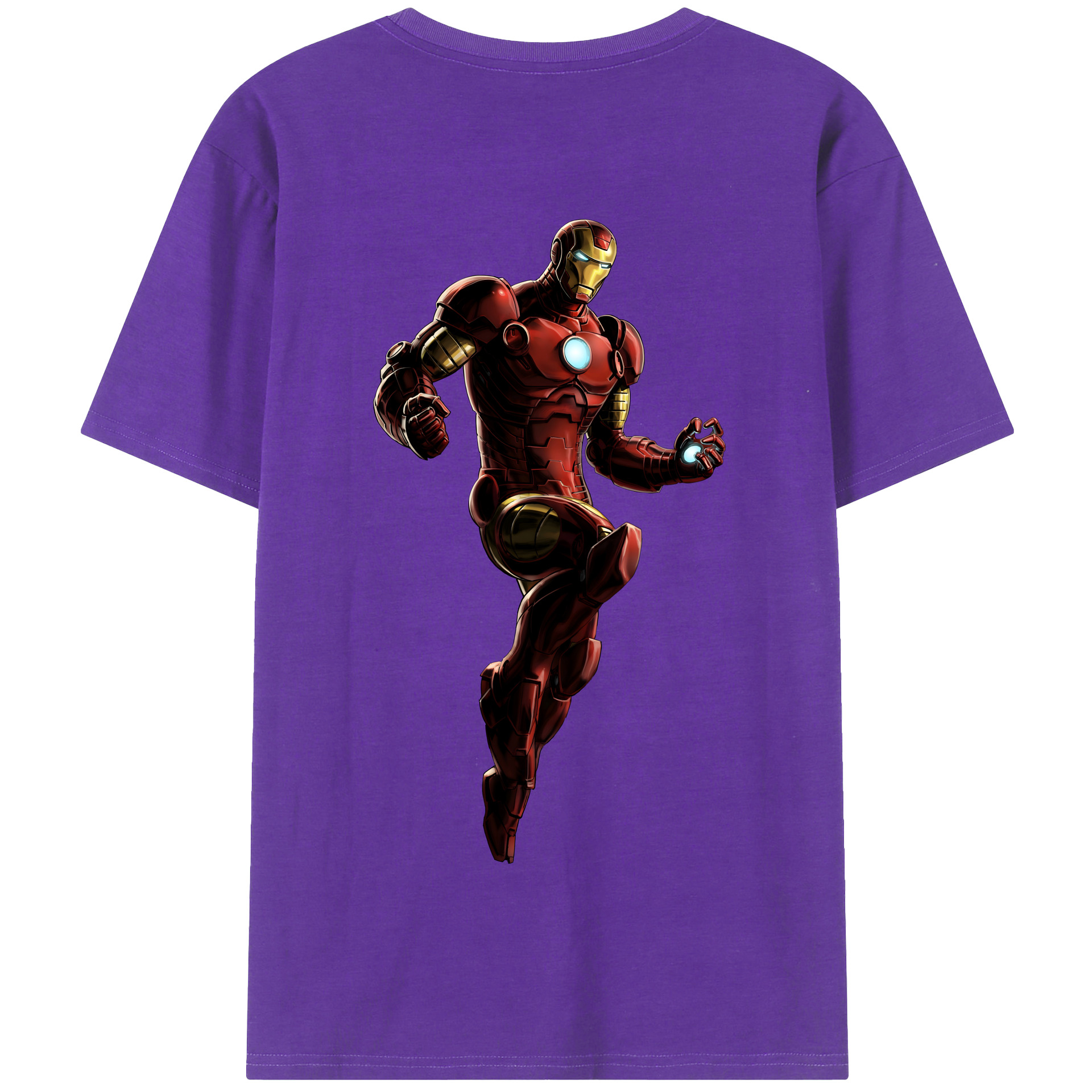 （画像用） アベンジャーズ The Avengers 綿100％半袖Tシャツ（背面プリント）