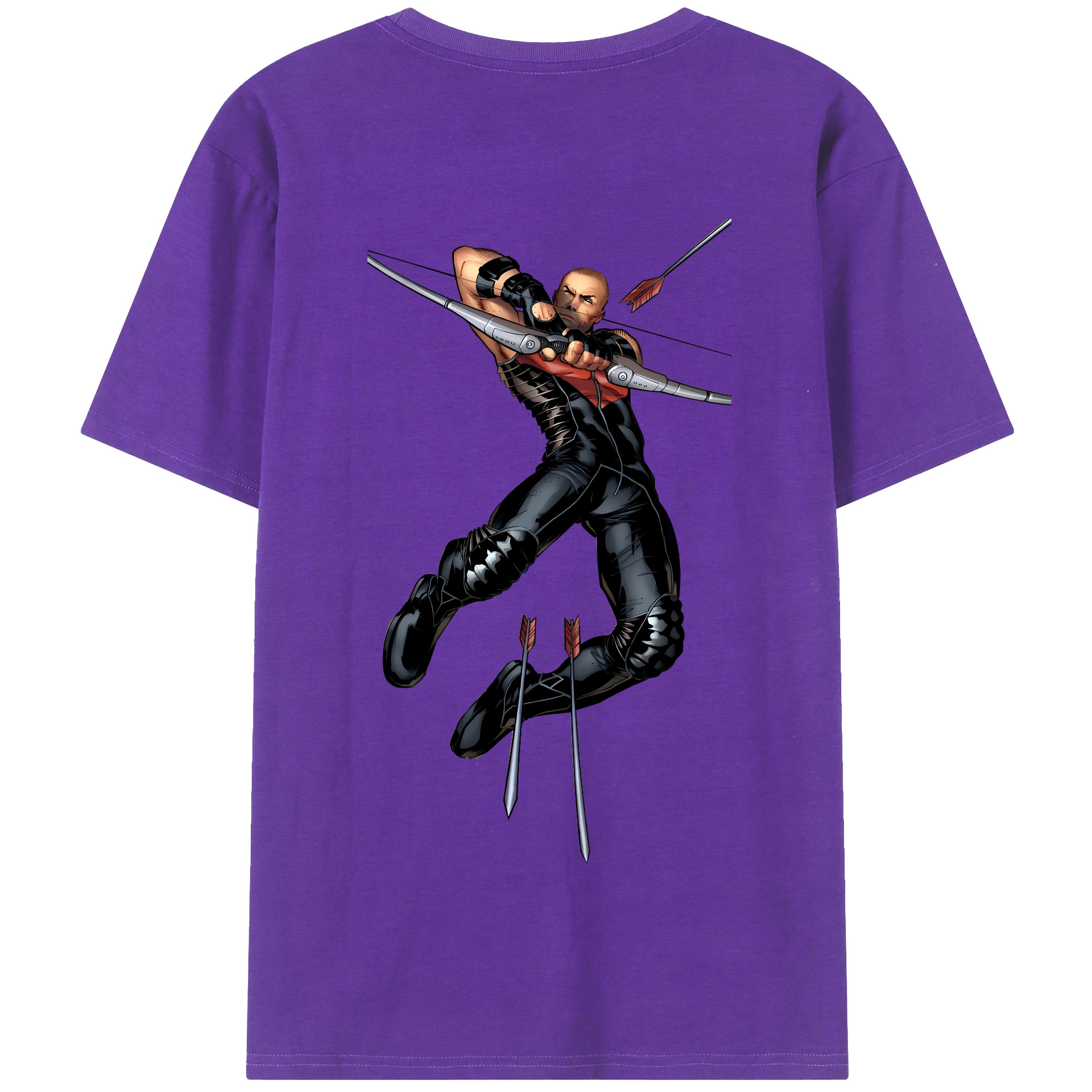 （画像用） アベンジャーズ The Avengers 綿100％半袖Tシャツ（背面プリント）