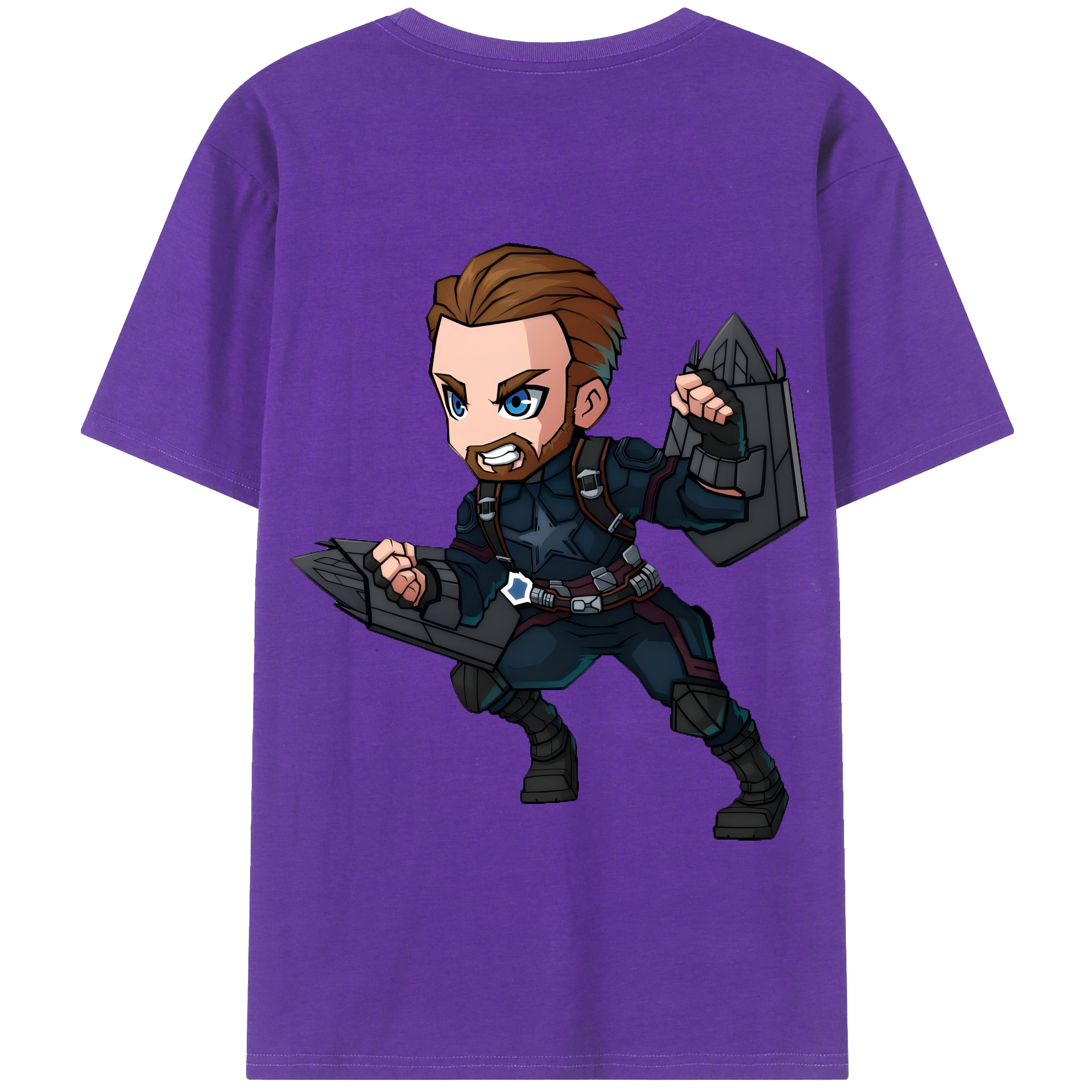 （画像用） アベンジャーズ The Avengers 綿100％半袖Tシャツ（背面プリント）