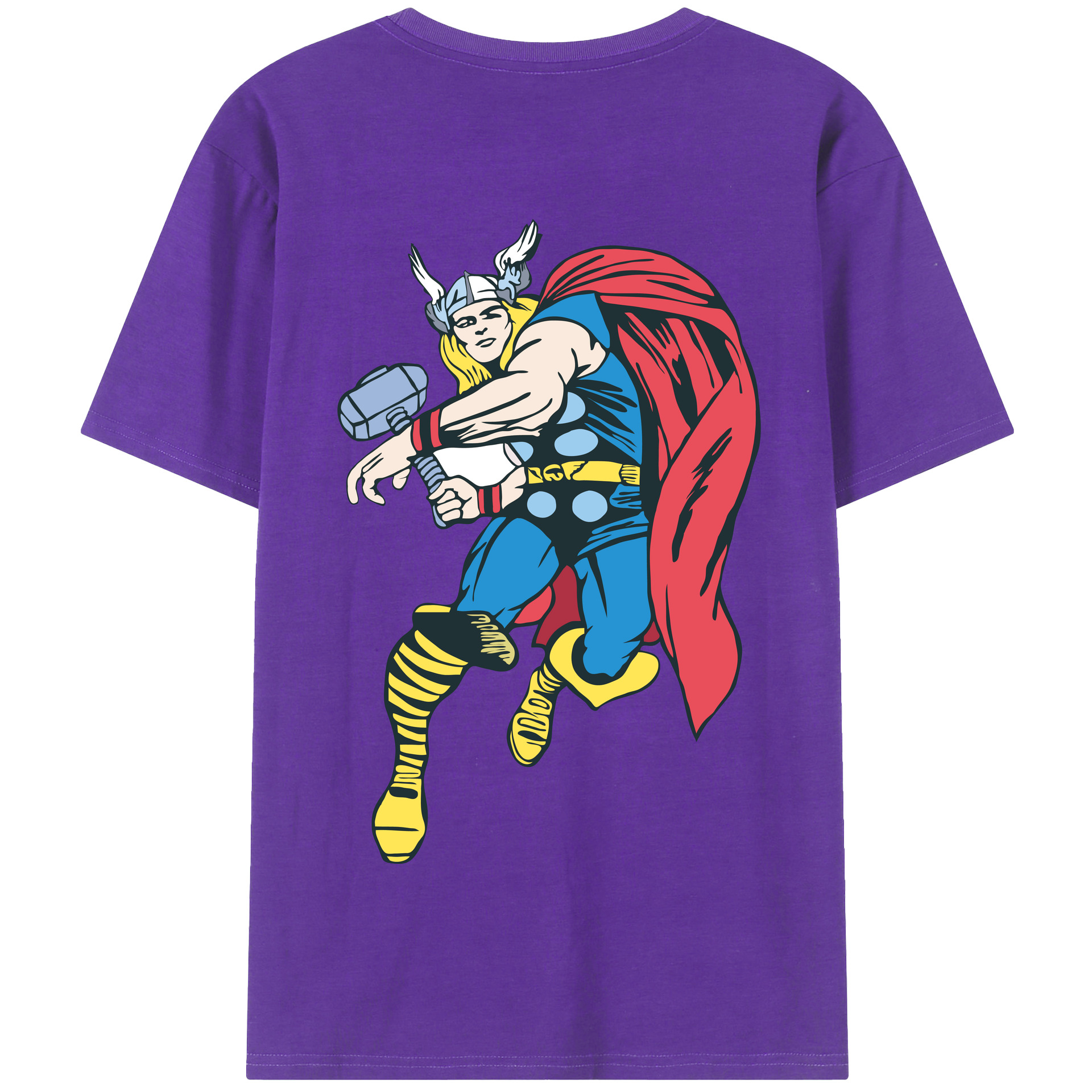（画像用） アベンジャーズ The Avengers 綿100％半袖Tシャツ（背面プリント）