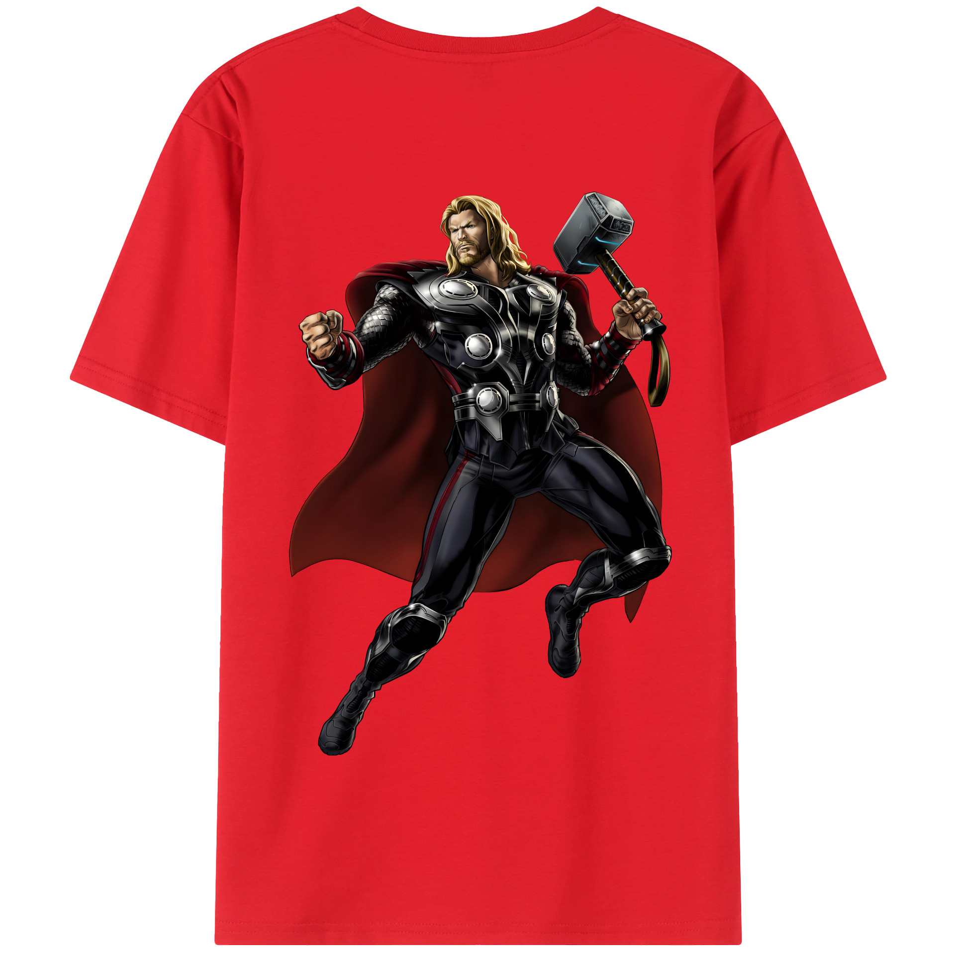 （画像用） アベンジャーズ The Avengers 綿100％半袖Tシャツ（背面プリント）