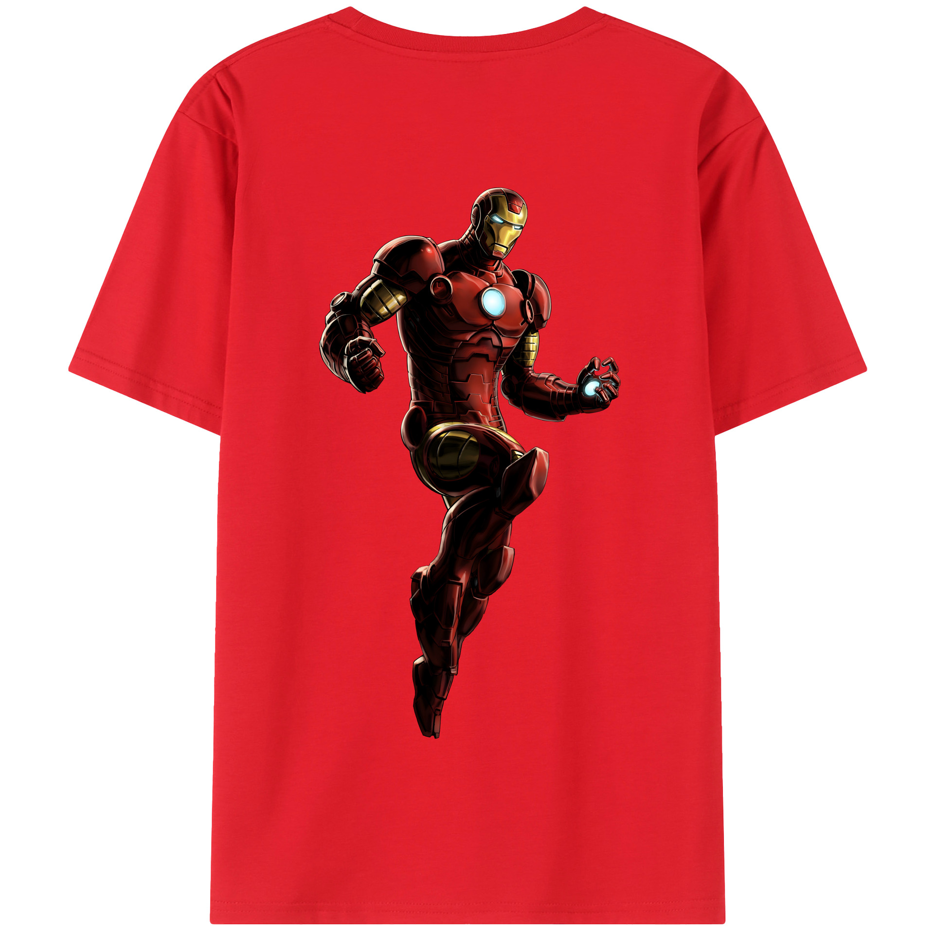 （画像用） アベンジャーズ The Avengers 綿100％半袖Tシャツ（背面プリント）