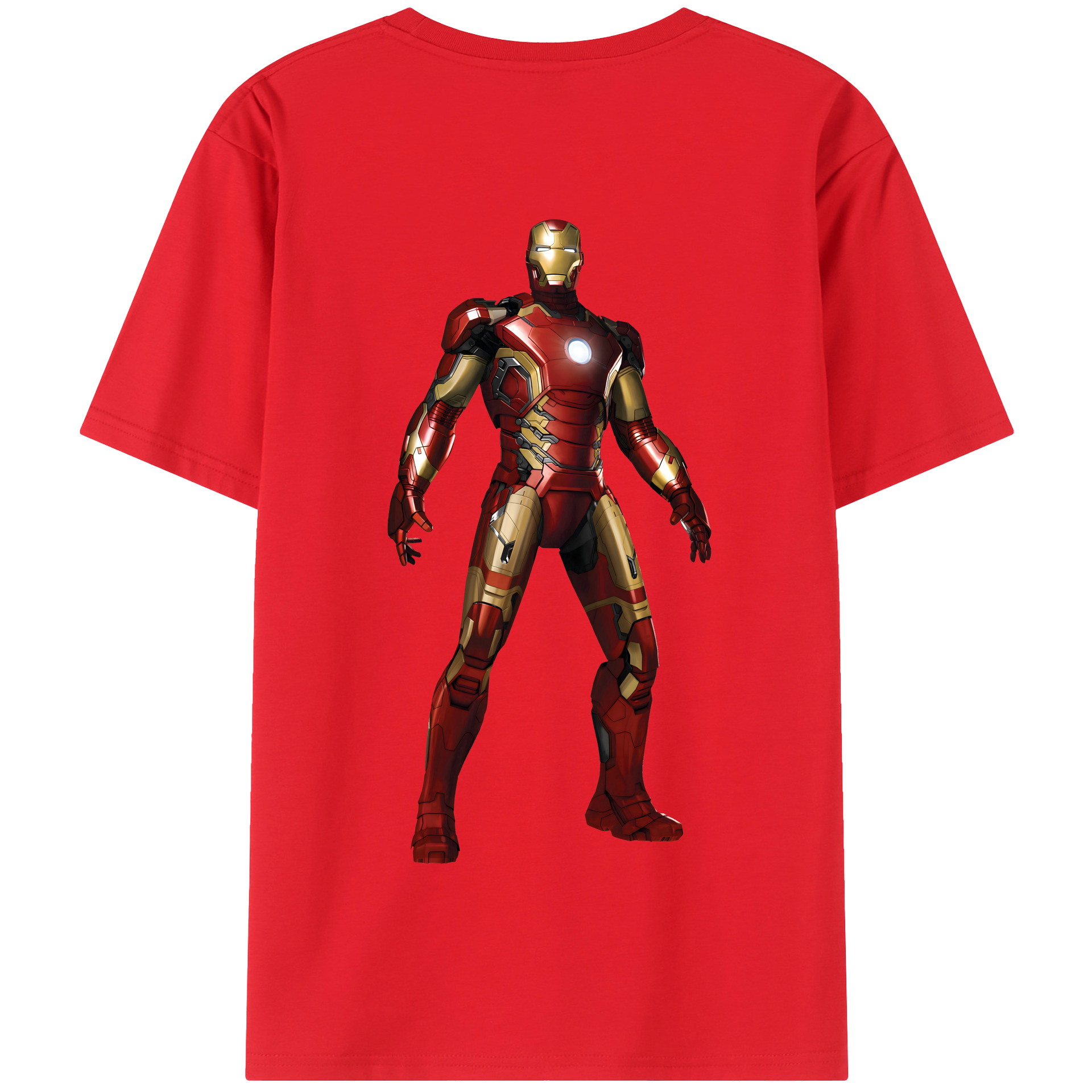 （画像用） アベンジャーズ The Avengers 綿100％半袖Tシャツ（背面プリント）