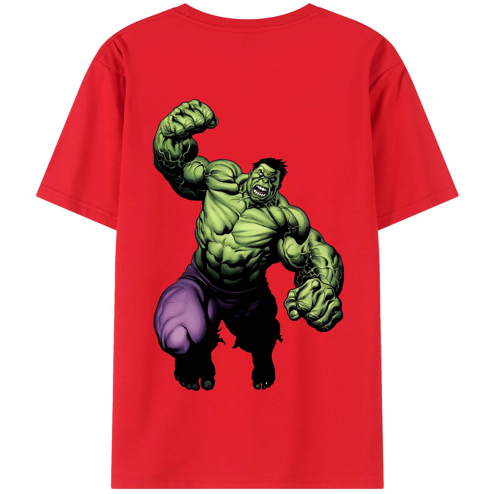 （画像用） アベンジャーズ The Avengers 綿100％半袖Tシャツ（背面プリント）