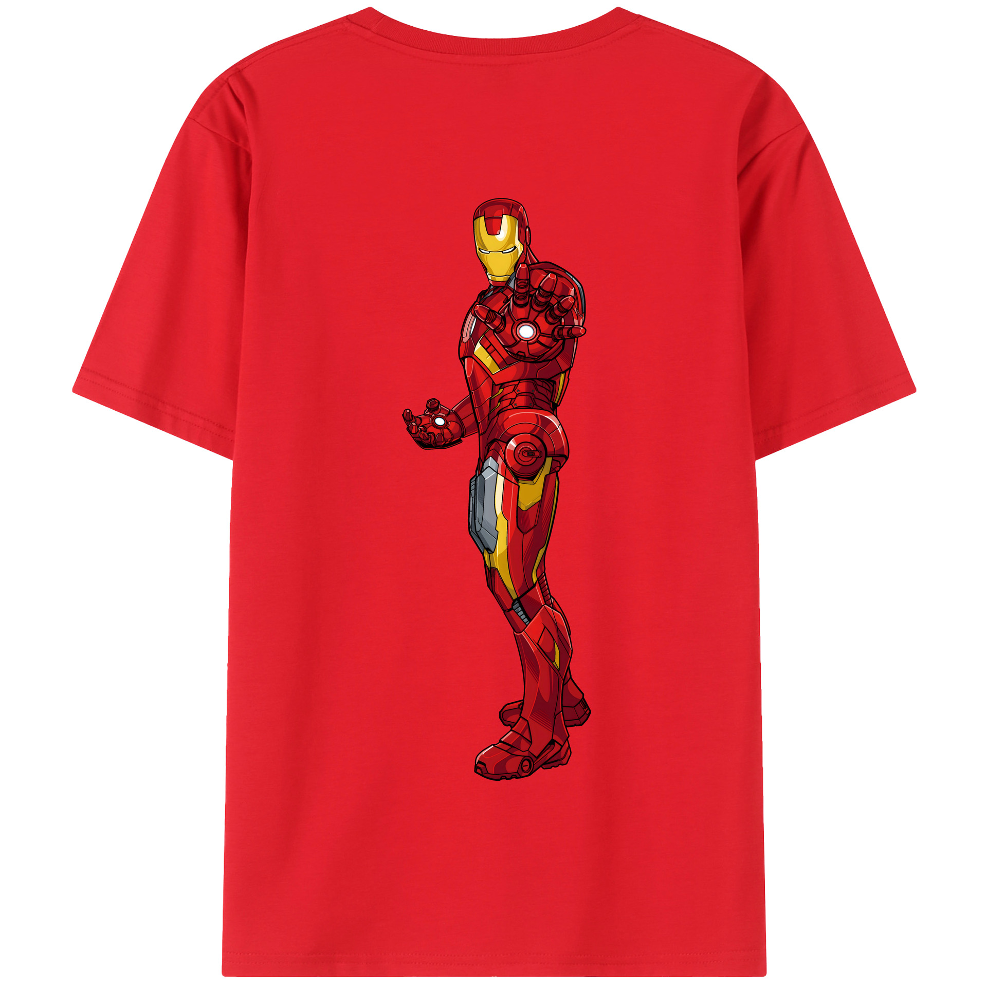 （画像用） アベンジャーズ The Avengers 綿100％半袖Tシャツ（背面プリント）