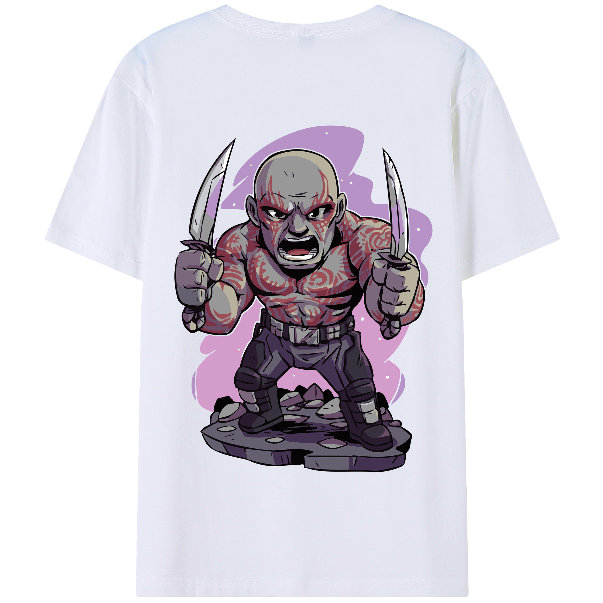 （画像用） アベンジャーズ The Avengers 綿100％半袖Tシャツ（背面プリント）