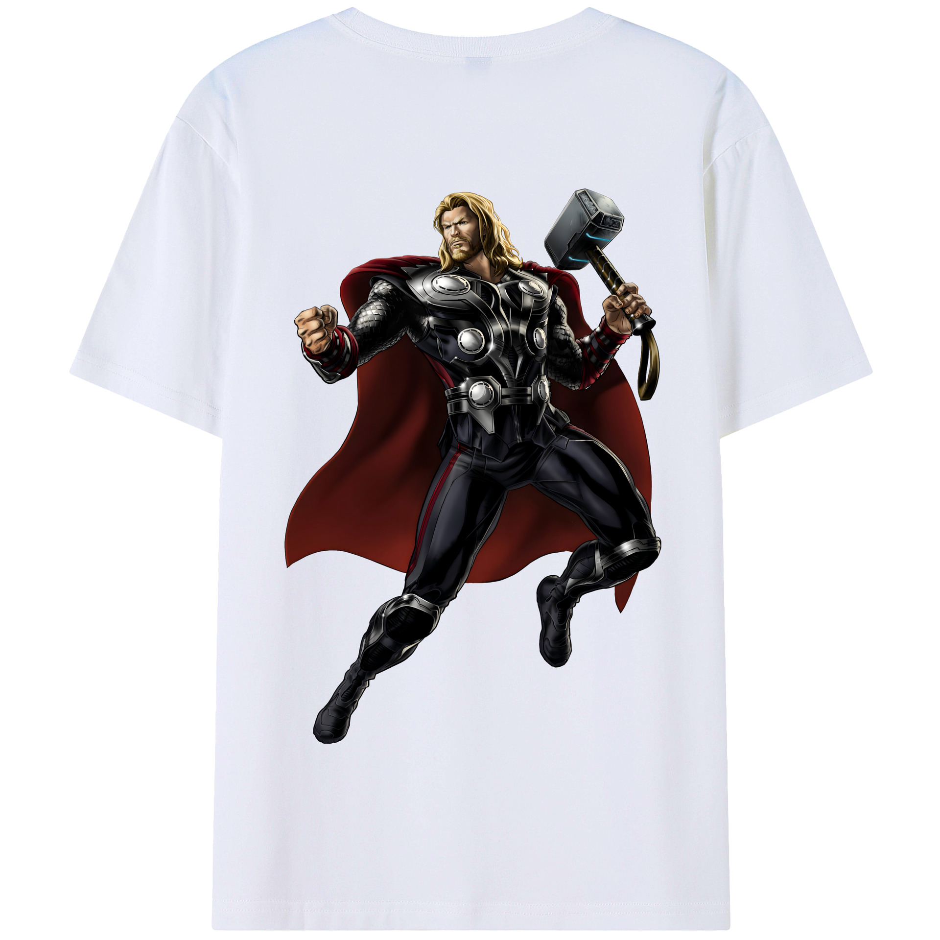 （画像用） アベンジャーズ The Avengers 綿100％半袖Tシャツ（背面プリント）