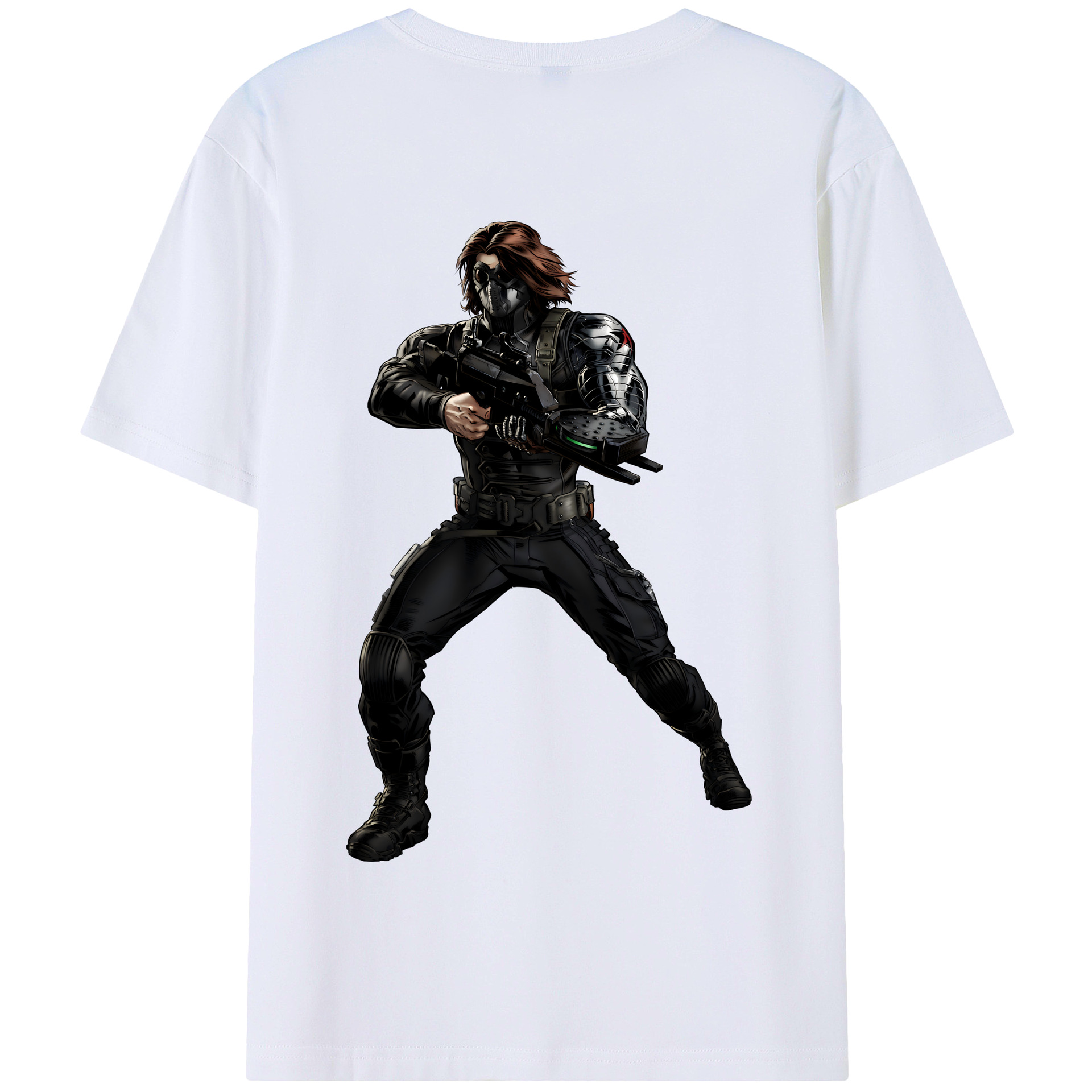 （画像用） アベンジャーズ The Avengers 綿100％半袖Tシャツ（背面プリント）