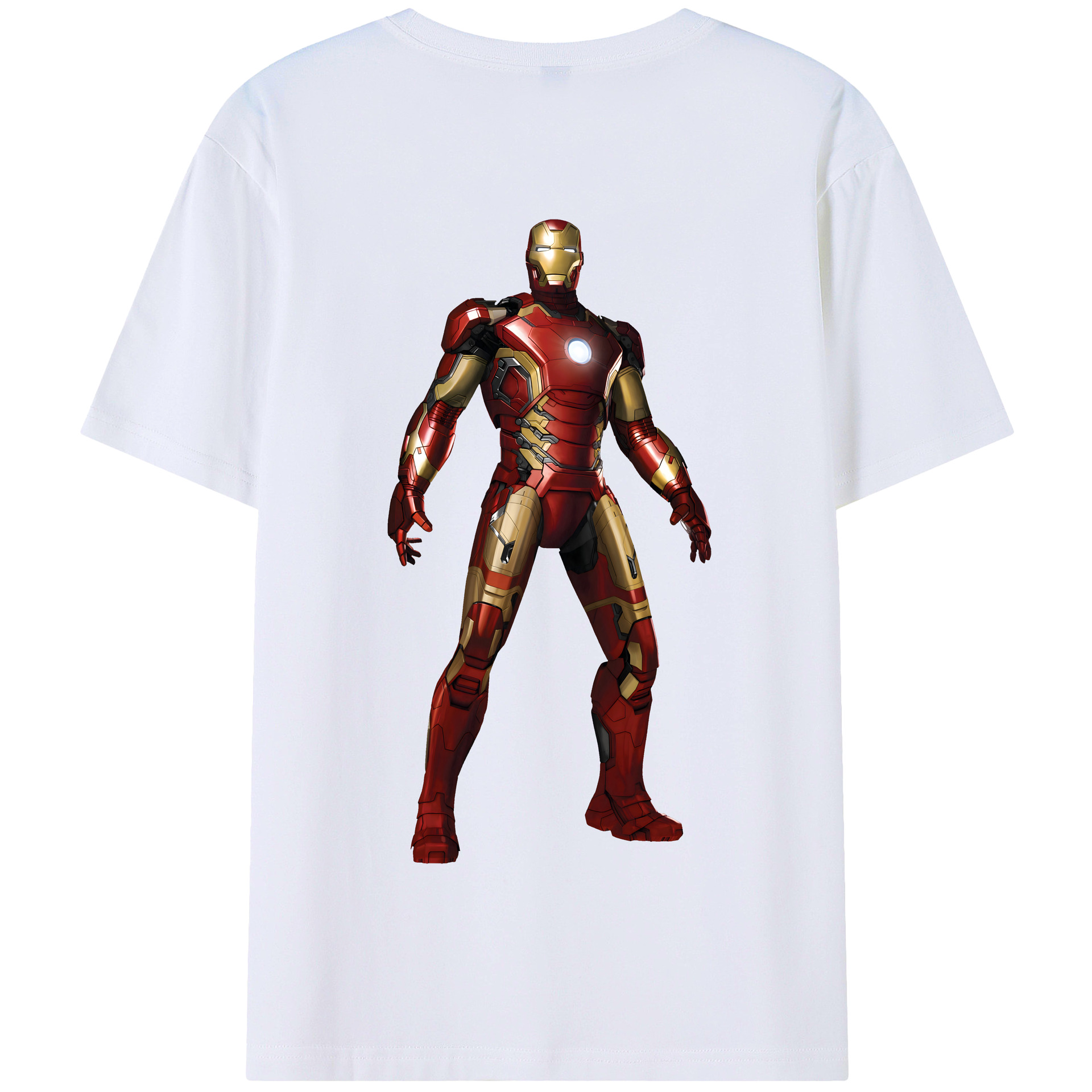 （画像用） アベンジャーズ The Avengers 綿100％半袖Tシャツ（背面プリント）