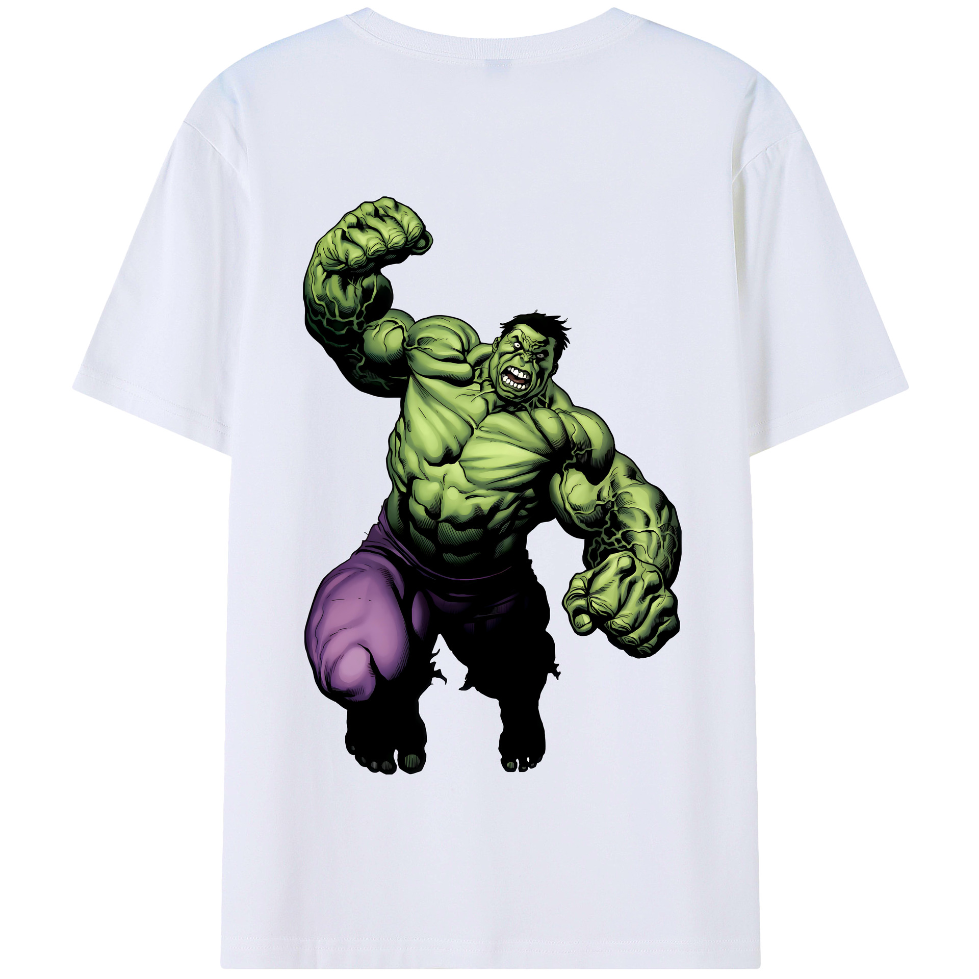 （画像用） アベンジャーズ The Avengers 綿100％半袖Tシャツ（背面プリント）