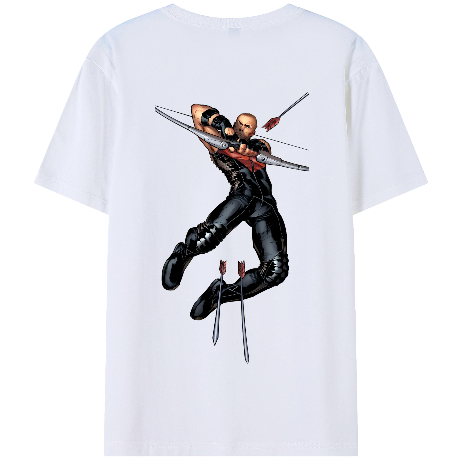 （画像用） アベンジャーズ The Avengers 綿100％半袖Tシャツ（背面プリント）