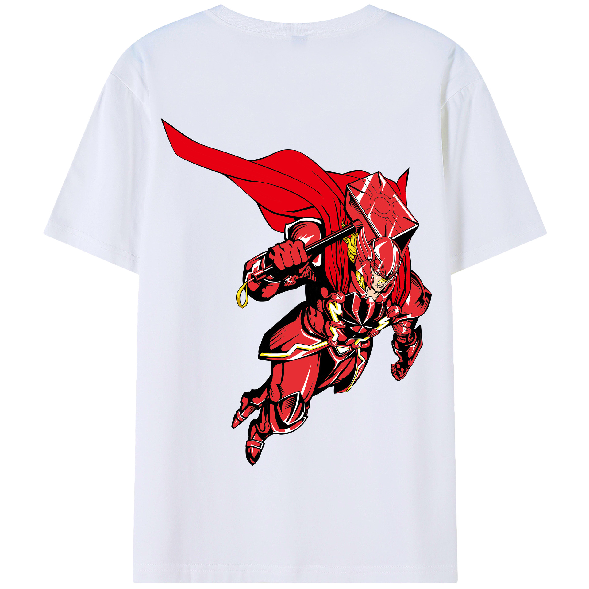 （画像用） アベンジャーズ The Avengers 綿100％半袖Tシャツ（背面プリント）