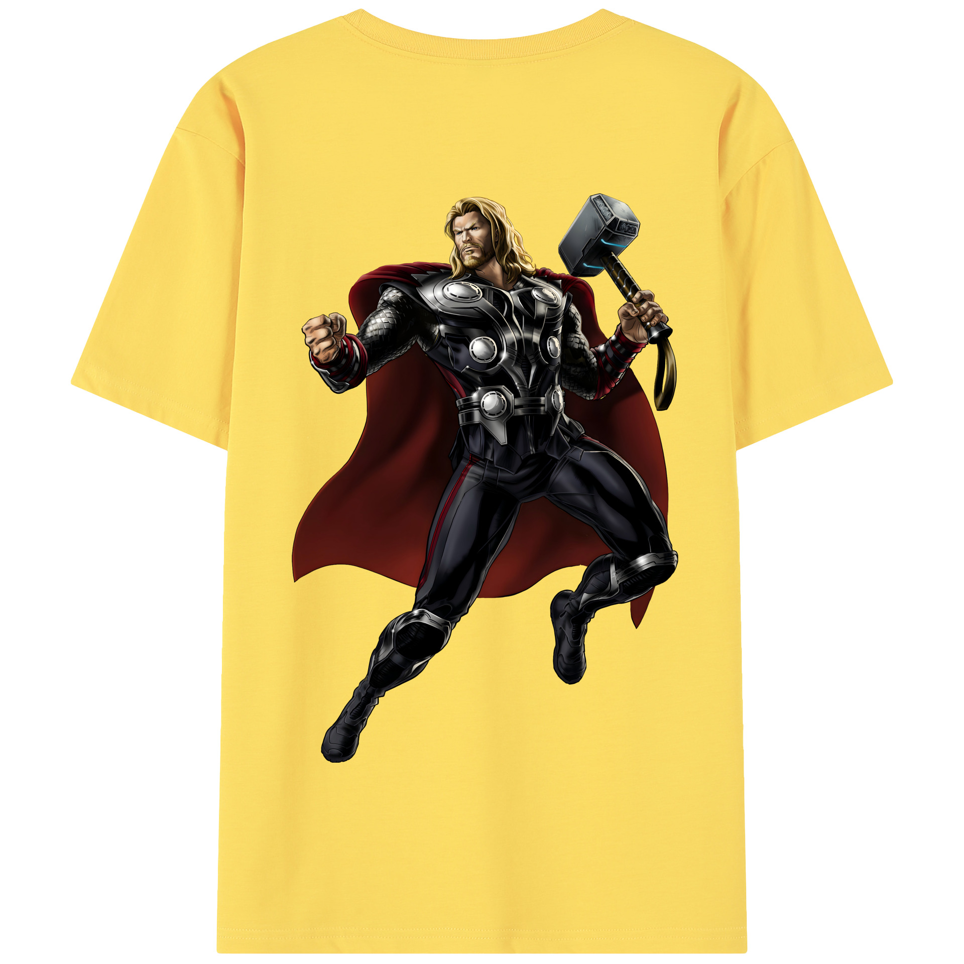 （画像用） アベンジャーズ The Avengers 綿100％半袖Tシャツ（背面プリント）