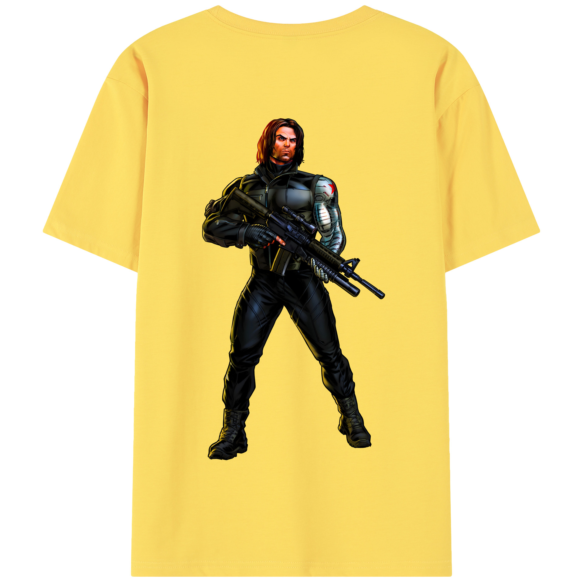 （画像用） アベンジャーズ The Avengers 綿100％半袖Tシャツ（背面プリント）