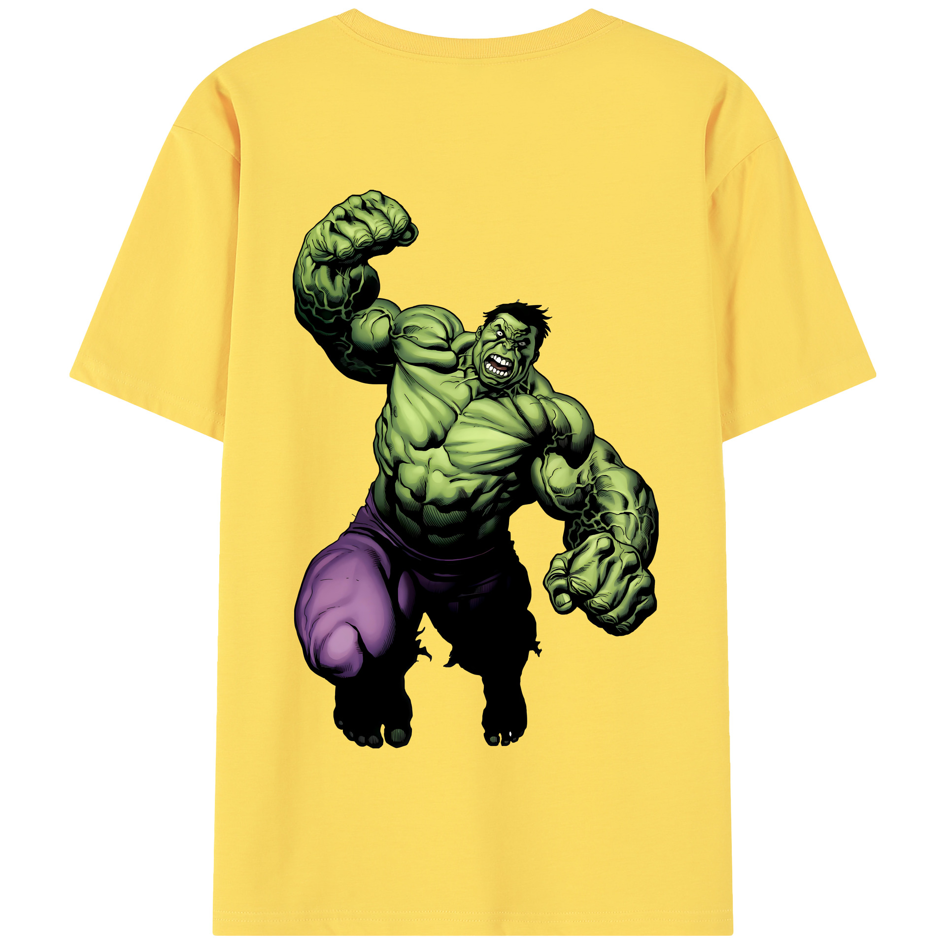（画像用） アベンジャーズ The Avengers 綿100％半袖Tシャツ（背面プリント）