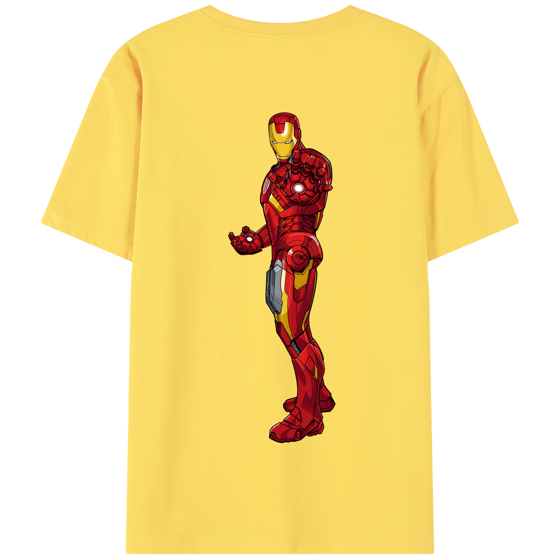 （画像用） アベンジャーズ The Avengers 綿100％半袖Tシャツ（背面プリント）
