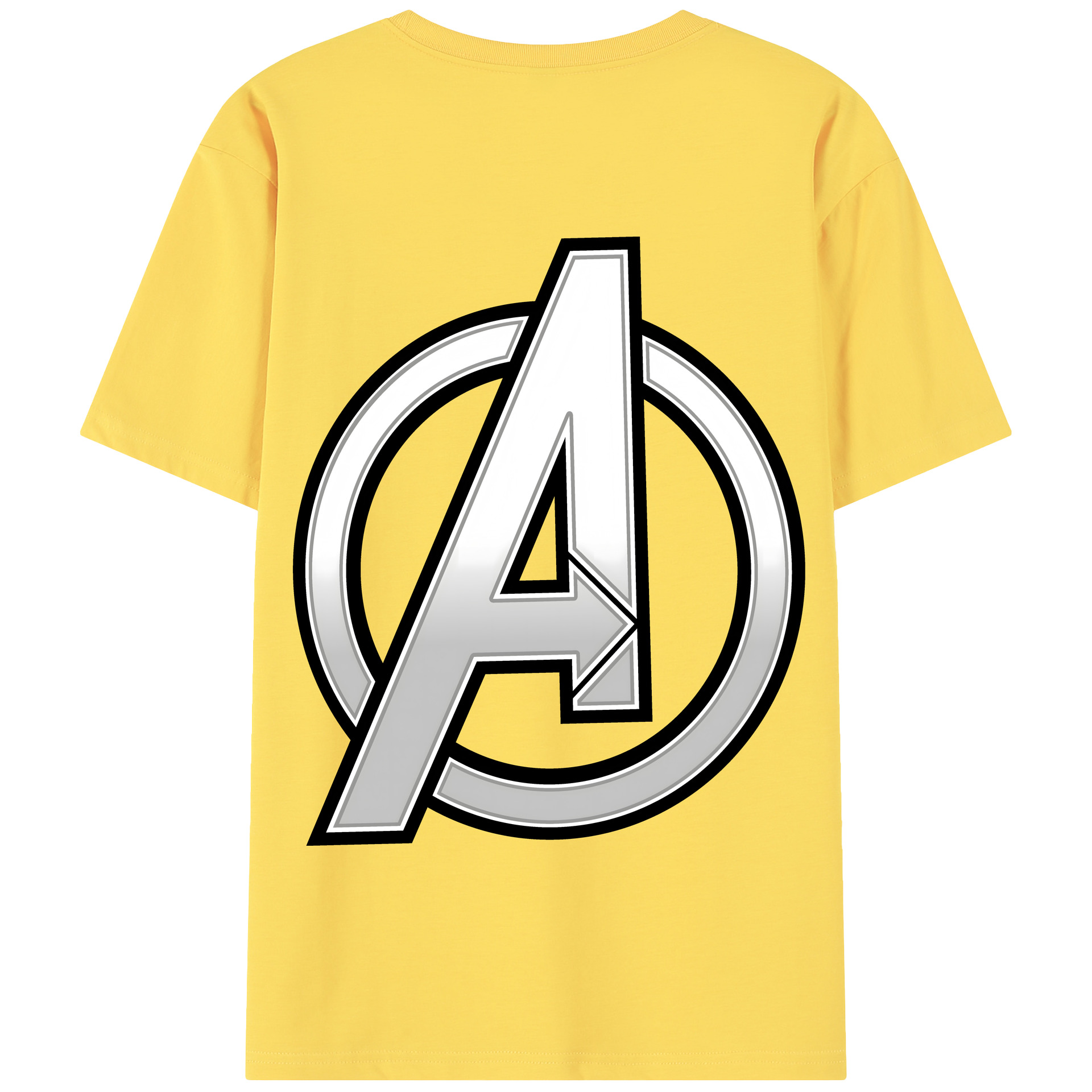（画像用） アベンジャーズ The Avengers 綿100％半袖Tシャツ（背面プリント）