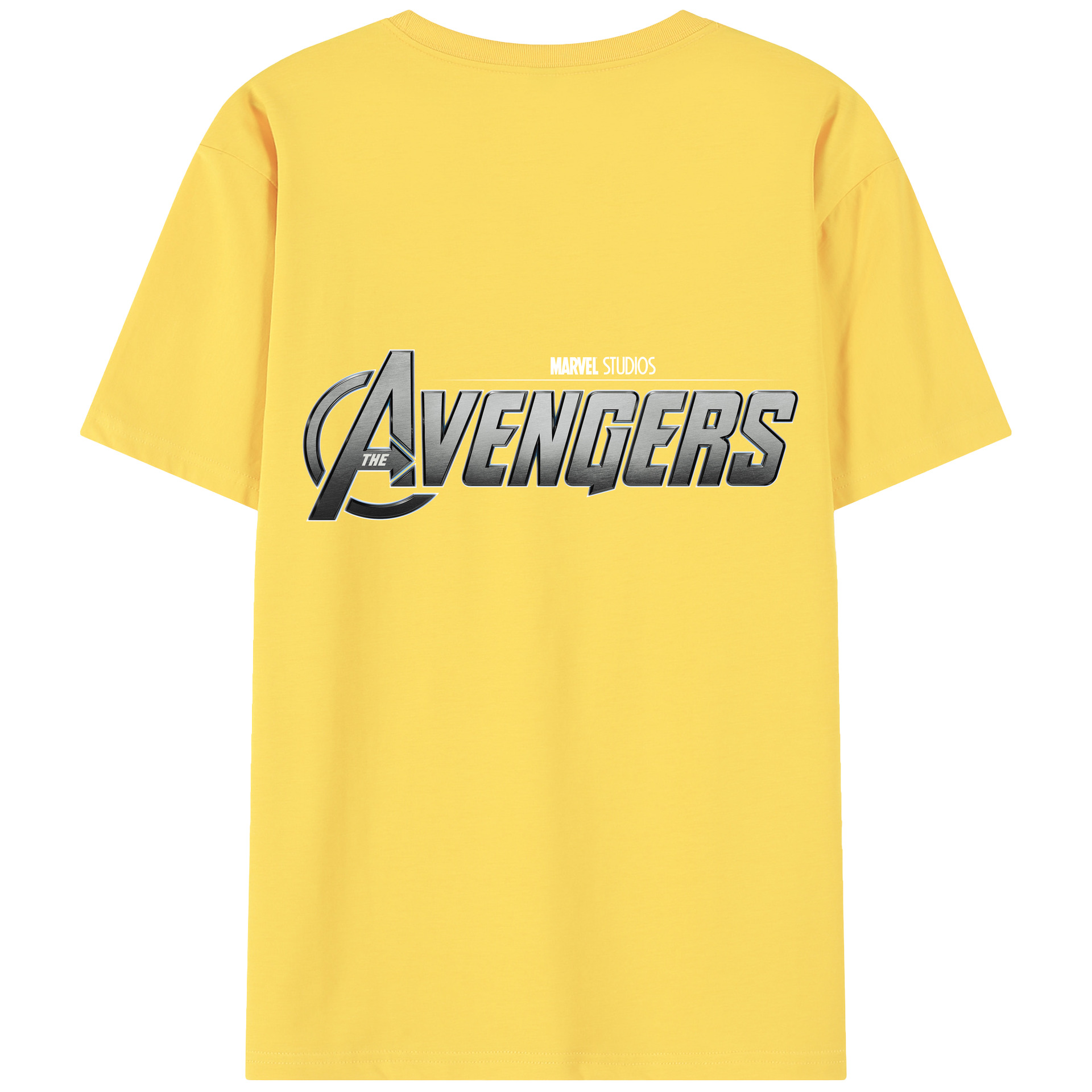 （画像用） アベンジャーズ The Avengers 綿100％半袖Tシャツ（背面プリント）
