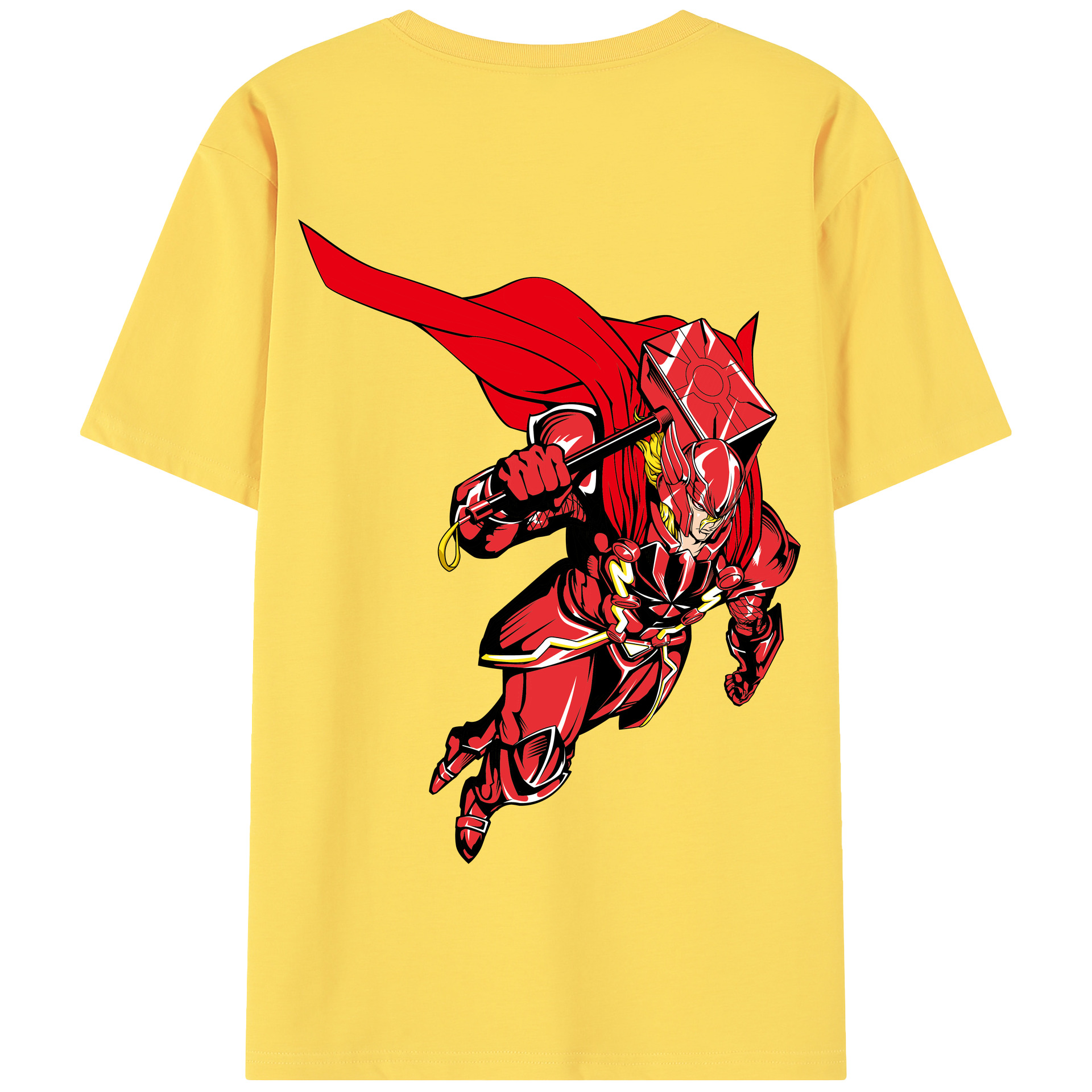 （画像用） アベンジャーズ The Avengers 綿100％半袖Tシャツ（背面プリント）