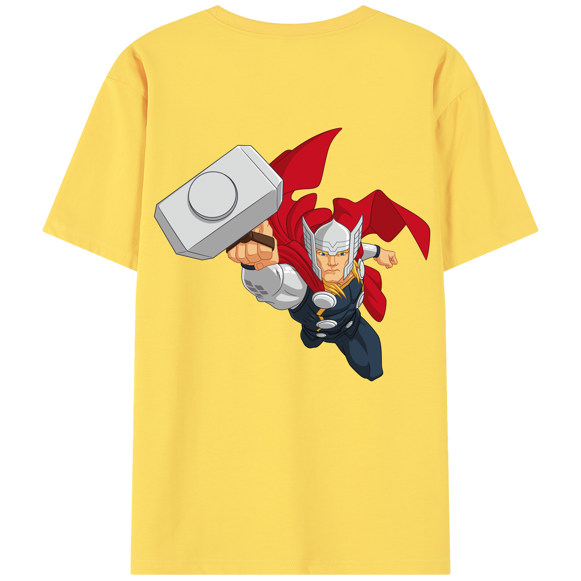 （画像用） アベンジャーズ The Avengers 綿100％半袖Tシャツ（背面プリント）